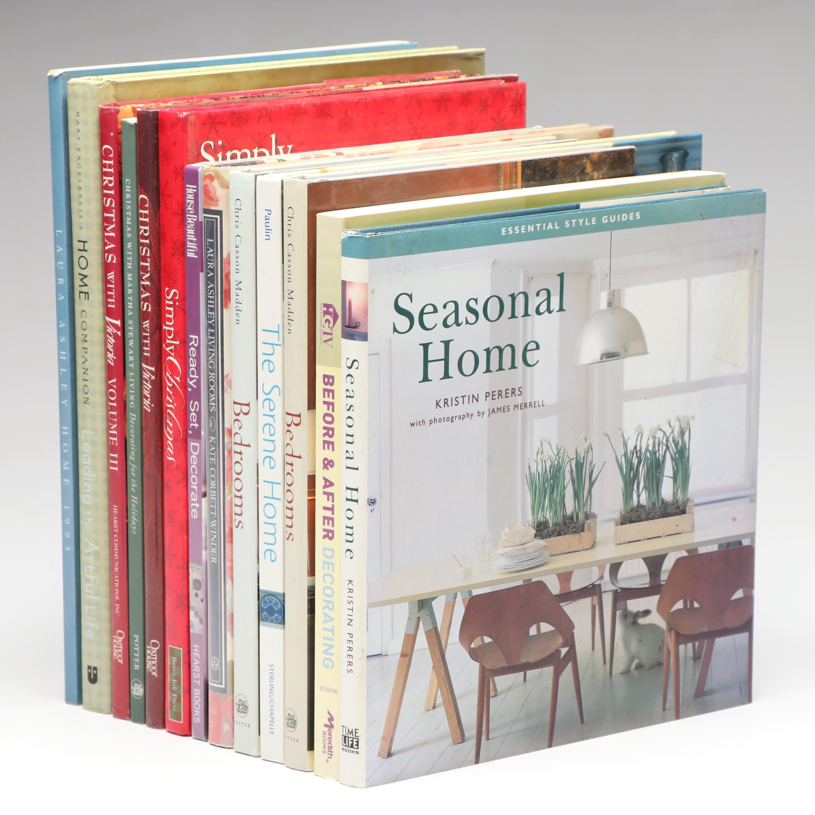 Martha Stewart "Decorating for the Holidays" with More Holiday, Home Décor Books