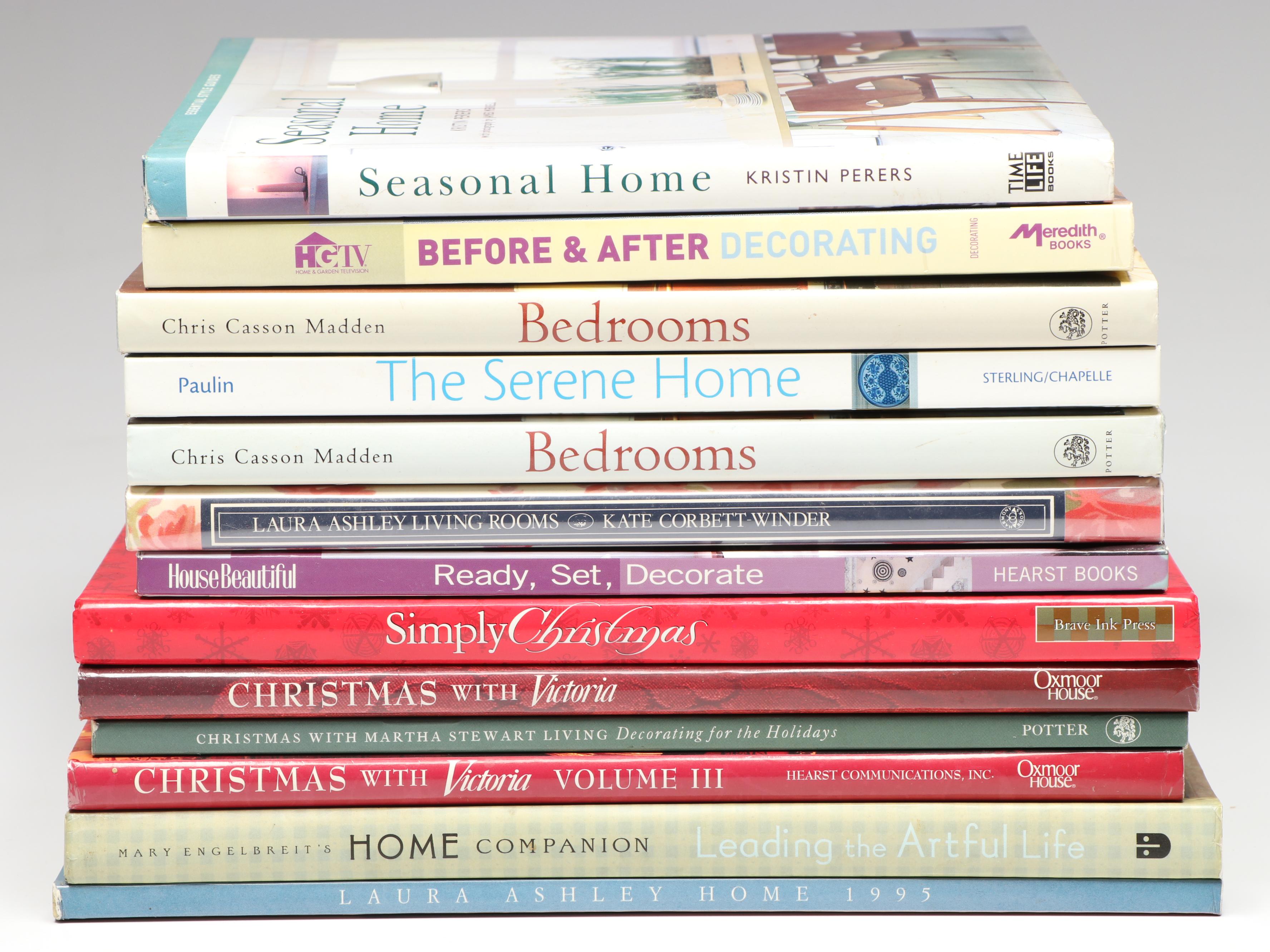 Martha Stewart "Decorating for the Holidays" with More Holiday, Home Décor Books