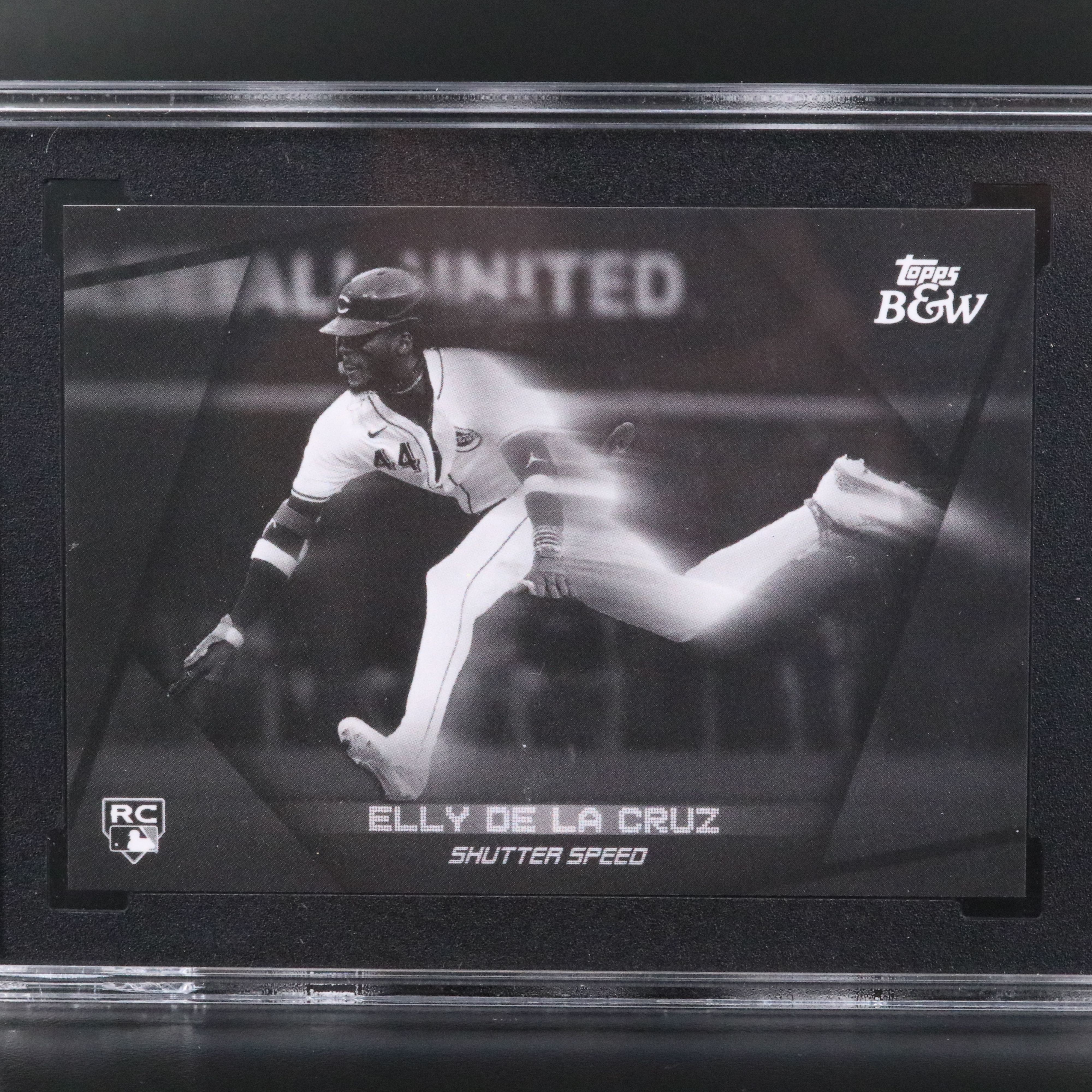 2024 Topps Black & White Elly De La Cruz Shutter Speed Rookie Card Graded SGC 10