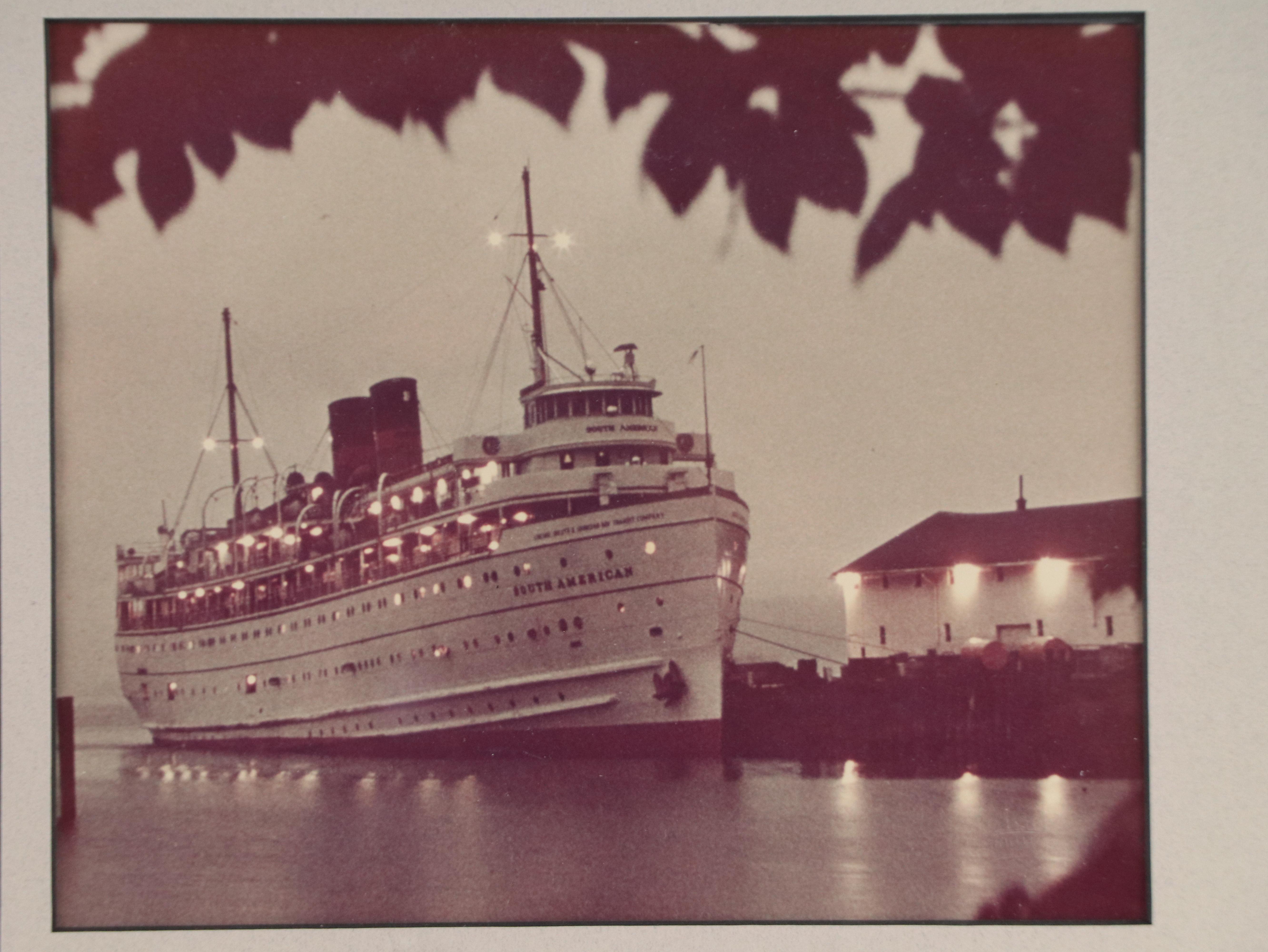 S.S. South American Great Lakes Steamer Color Photographs