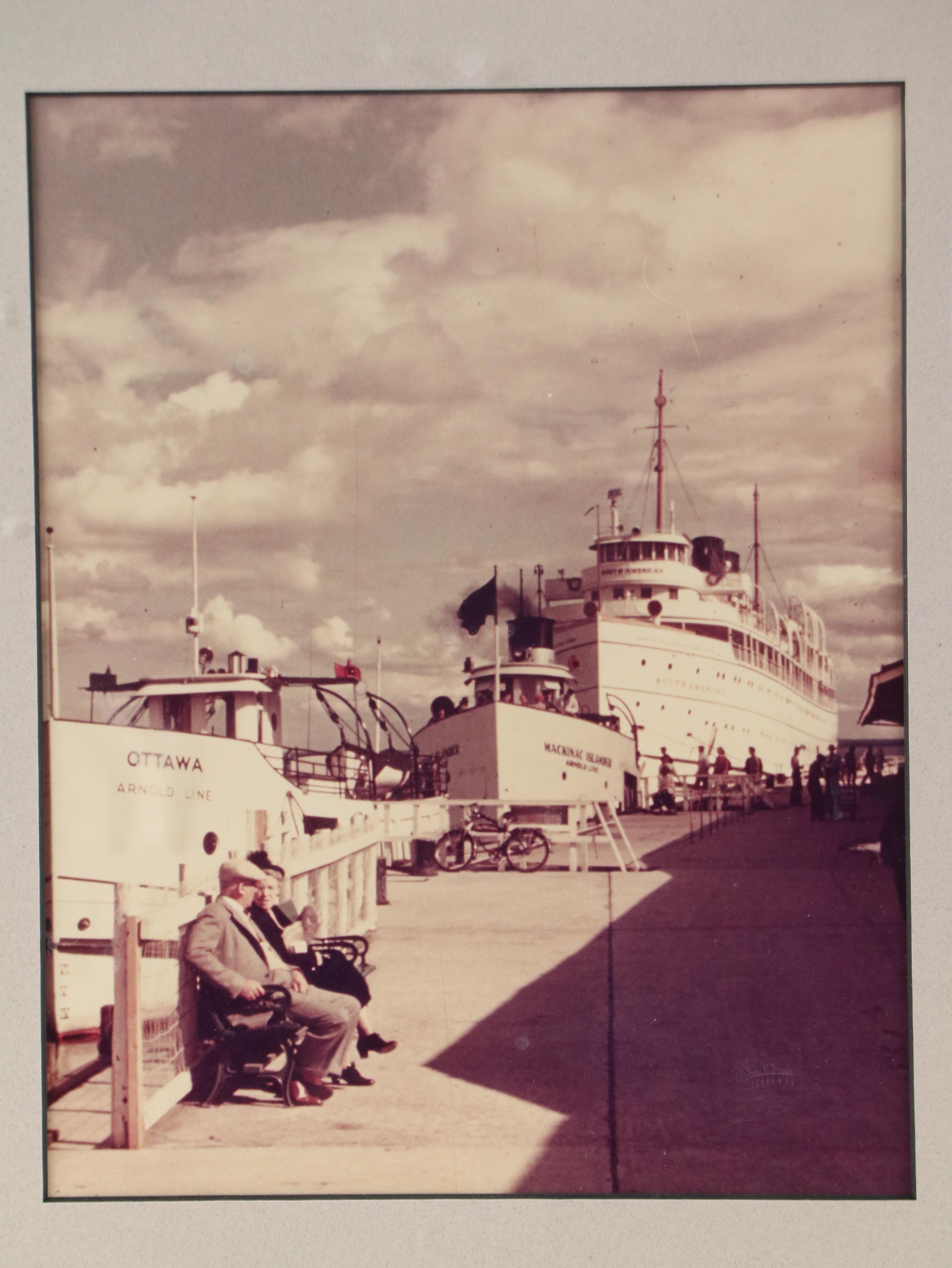 S.S. South American Great Lakes Steamer Color Photographs