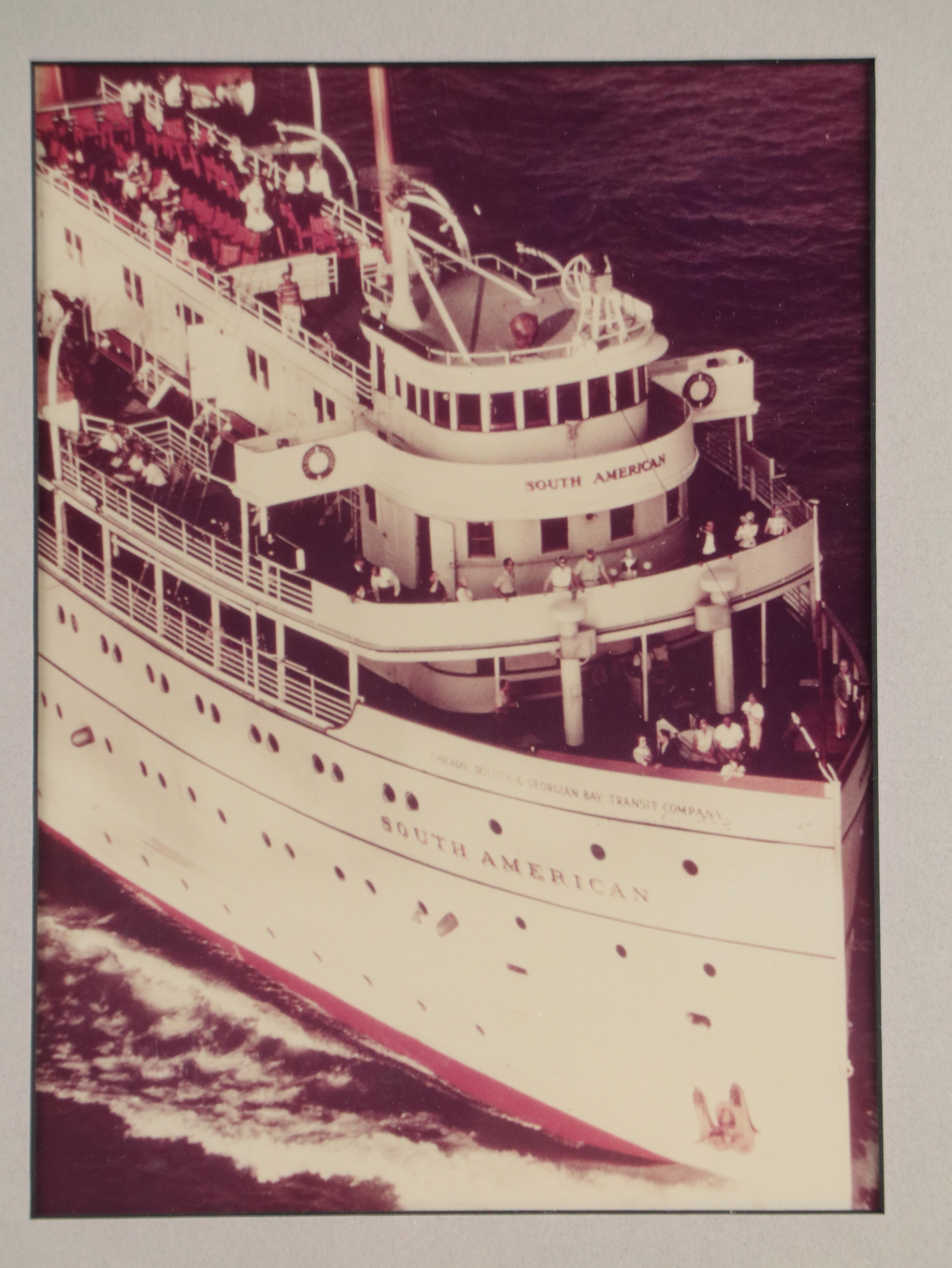 S.S. South American Great Lakes Steamer Color Photographs