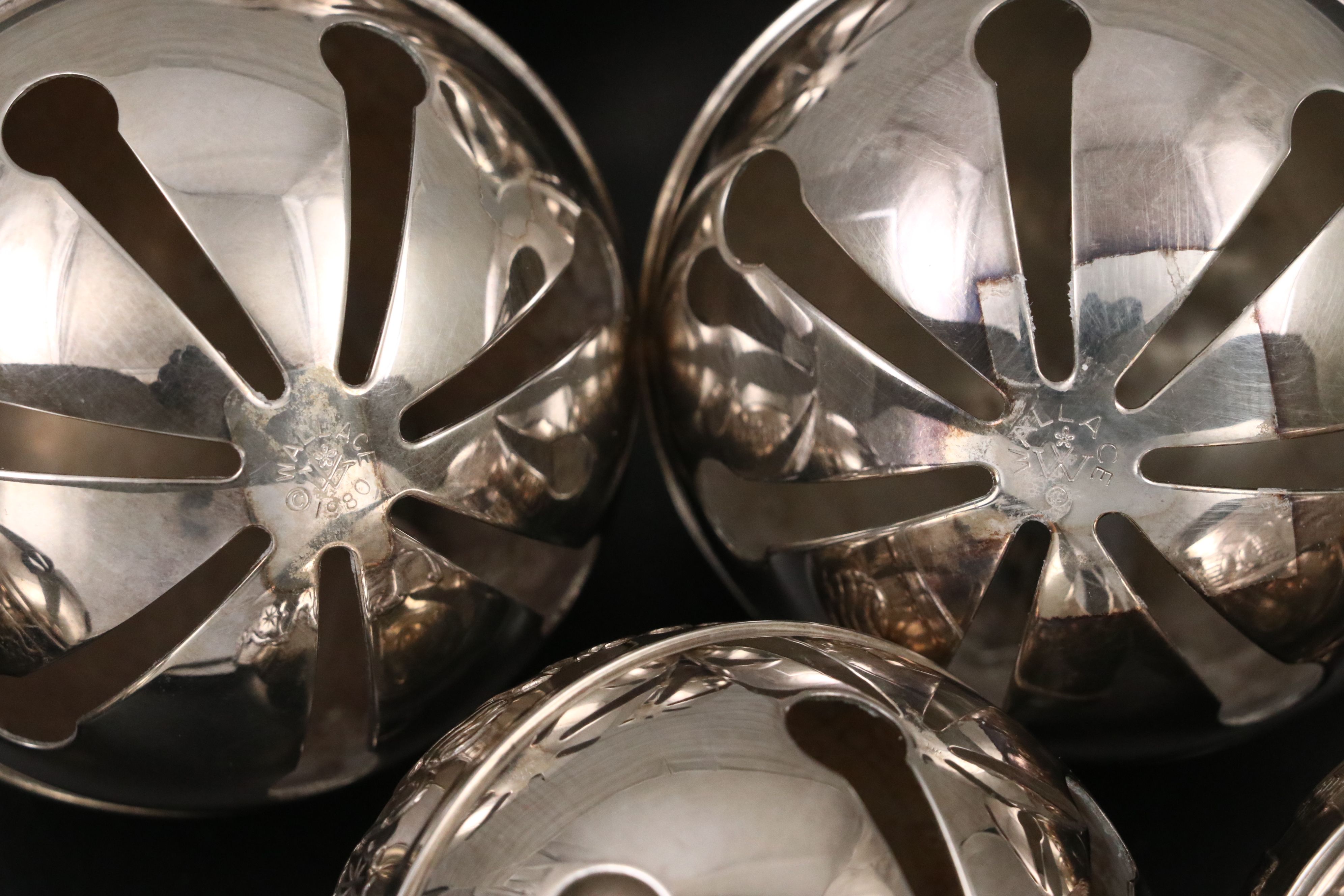 Wallace Silver Plate Annual Christmas Bells, 1980–1989