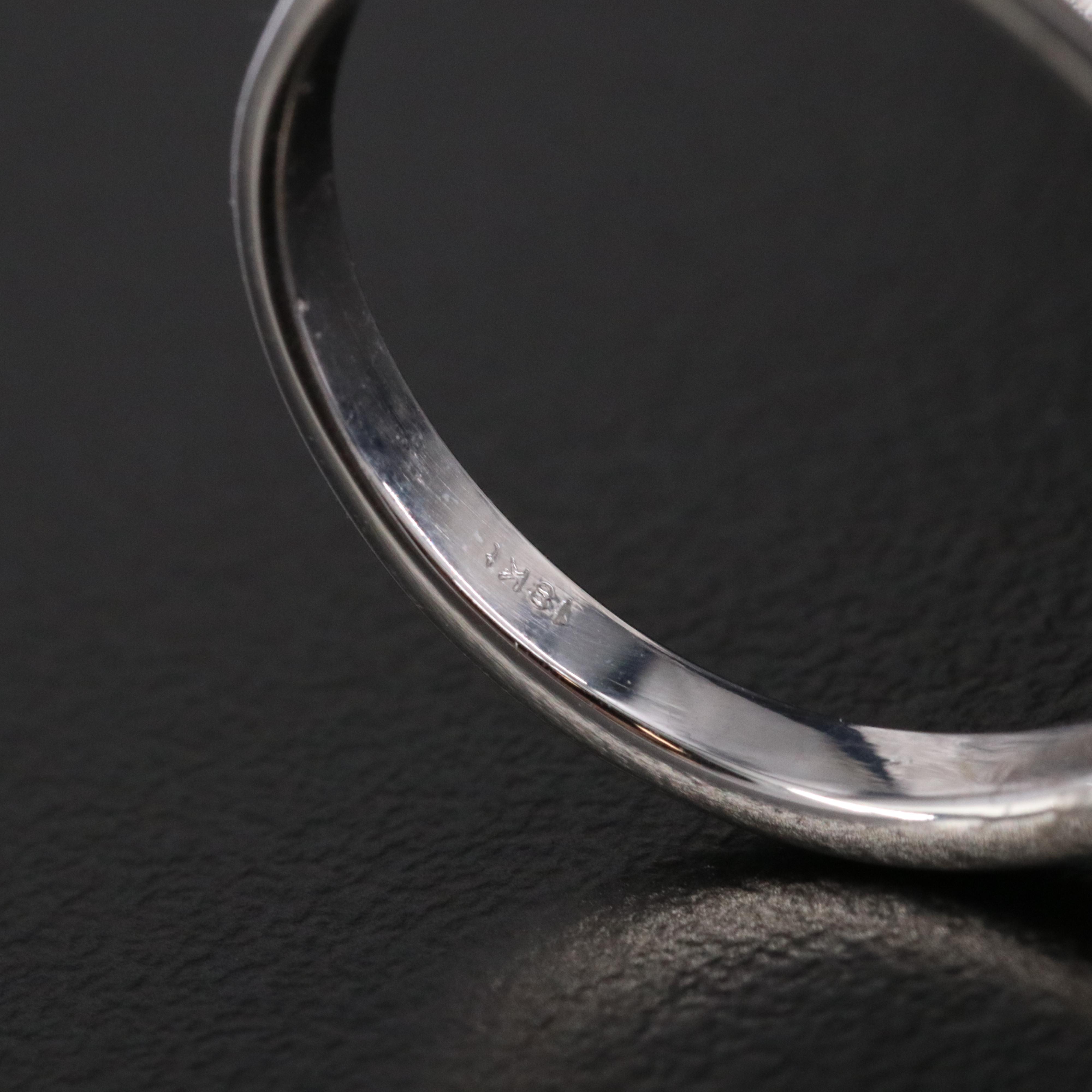 18K 4.09 CT Lab Grown Diamond Solitaire Ring with IGI Report