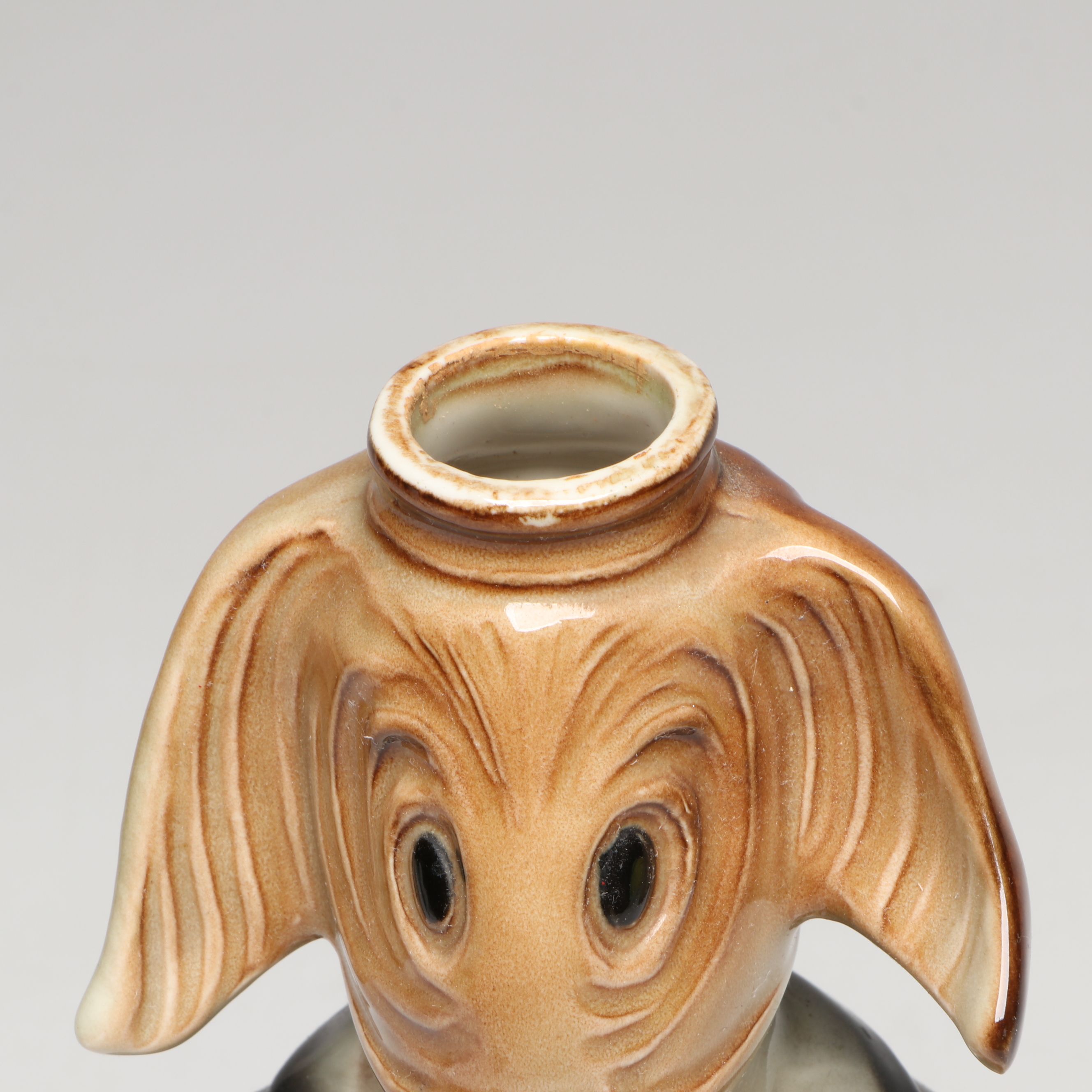 Jim Beam Democrat Donkey and Republican Elephant Ceramic Decanters, 1960s