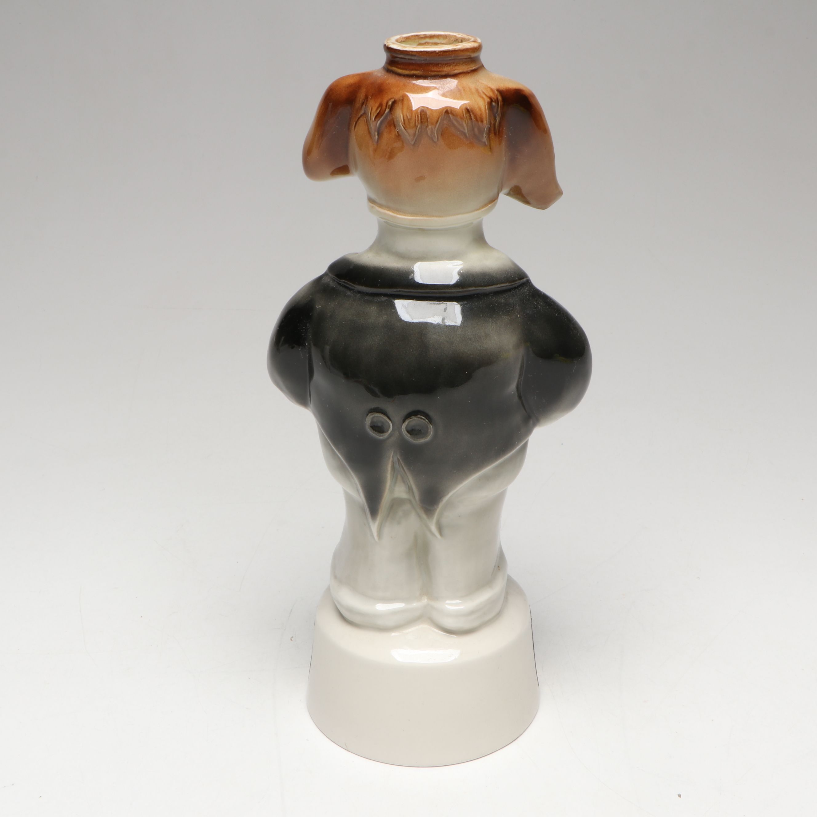 Jim Beam Democrat Donkey and Republican Elephant Ceramic Decanters, 1960s