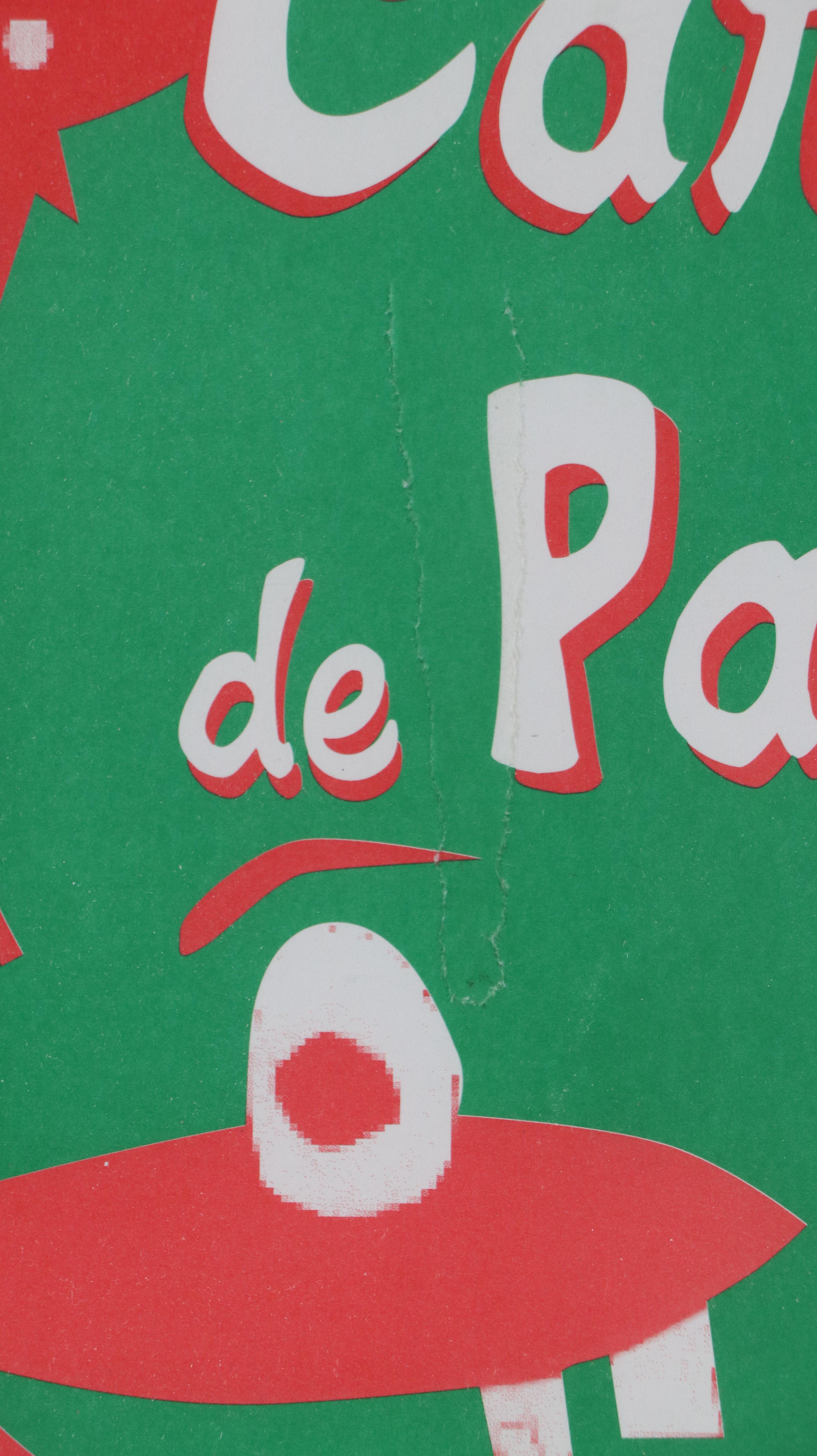 Serigraph Poster "Cannaval de Pauillac," 2007