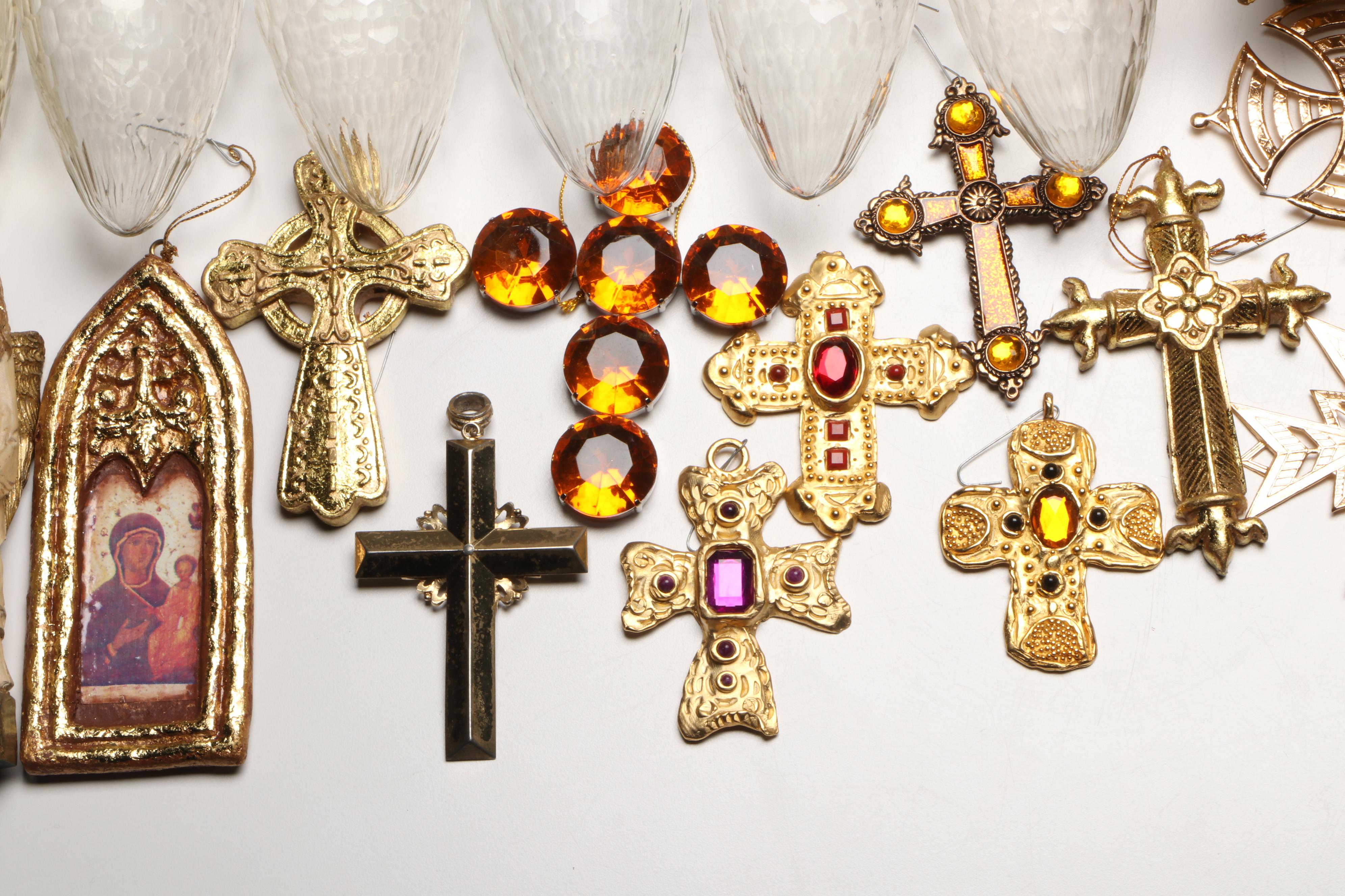 Foreside with Other Christmas Ornaments and Religious Decor