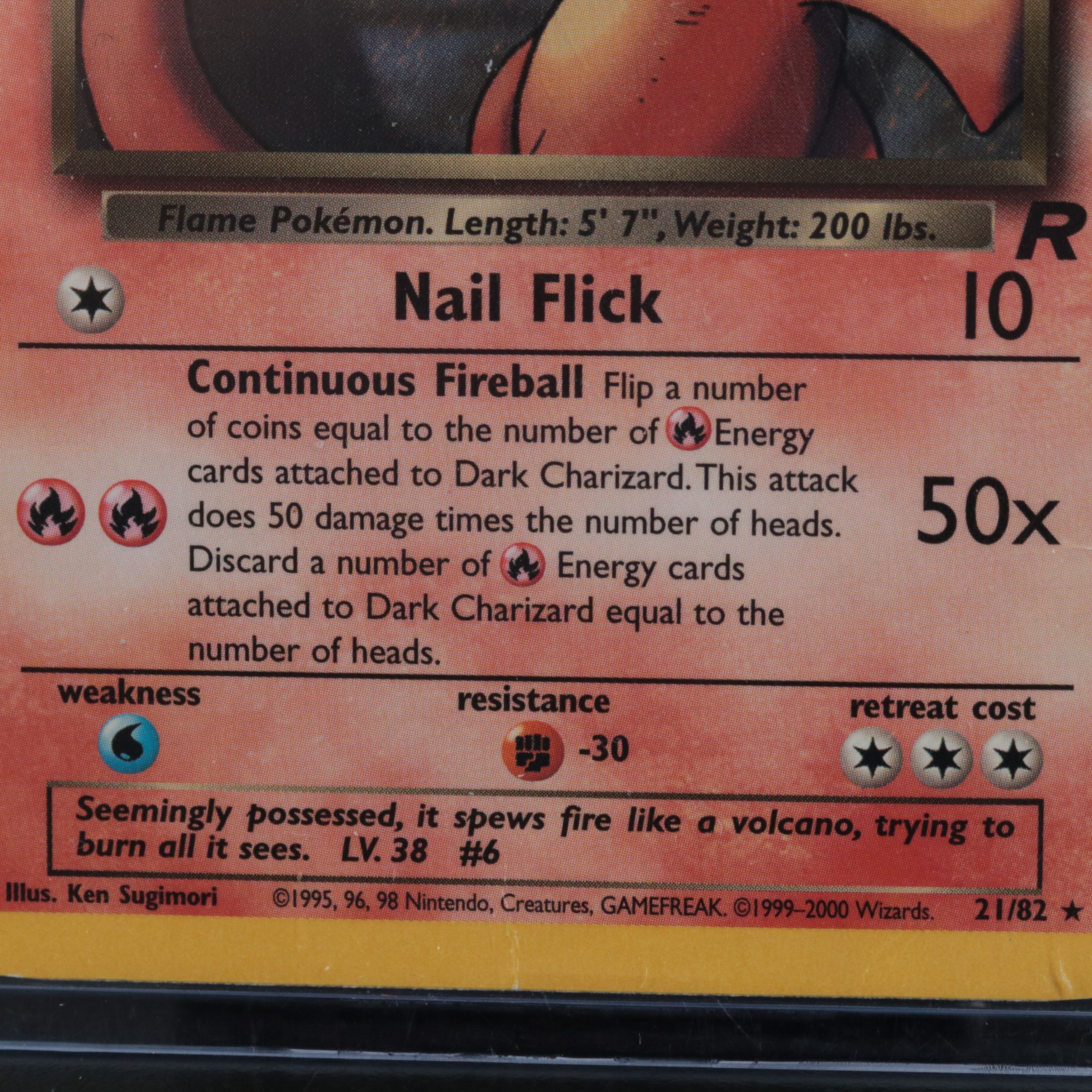 Team Rocket Dark Charizard Pokémon Card
