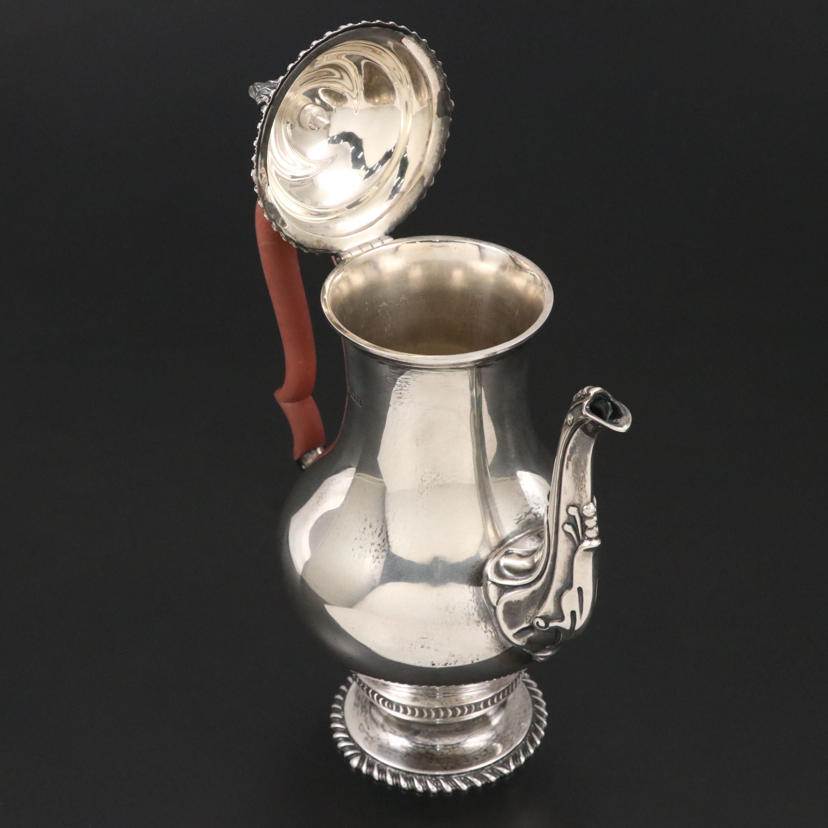 English Addie Bros. Sterling Silver Teapot and  Duchin Weighted  Shakers