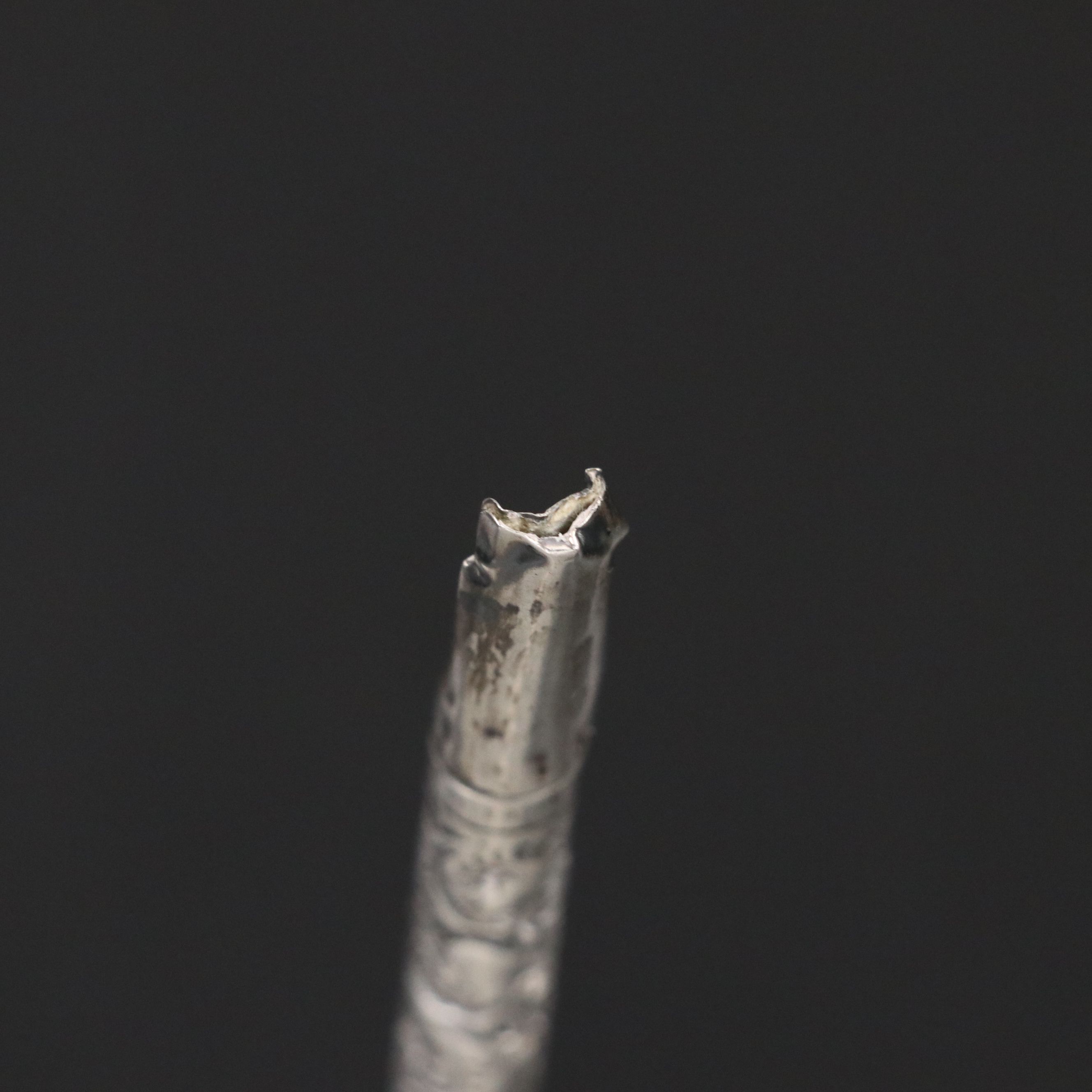 Gorham Sterling Silver and Crystal Inkwell and Pen Rest, 1916-1917