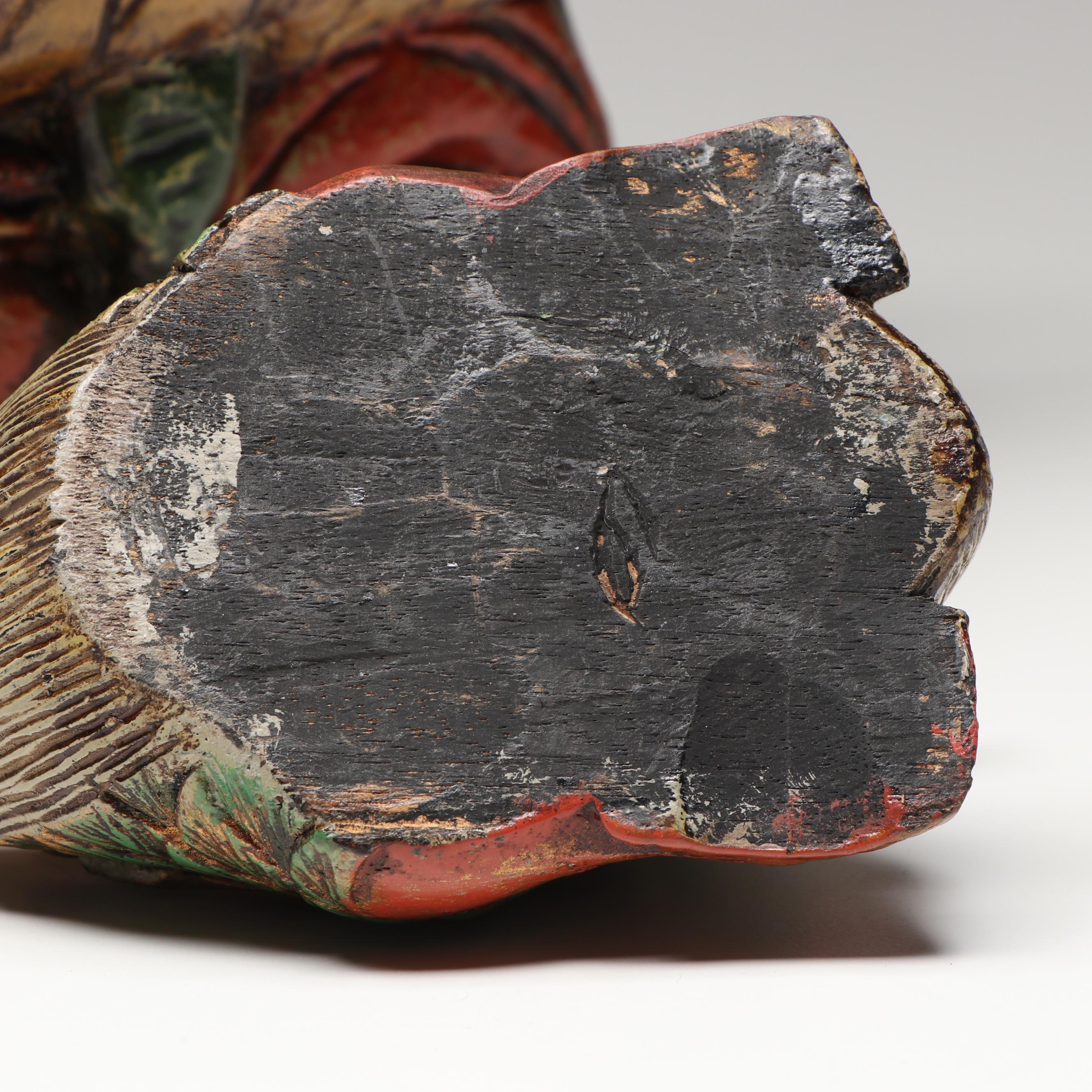 Rustic Hand-Carved Wood Duck and Quail Figures