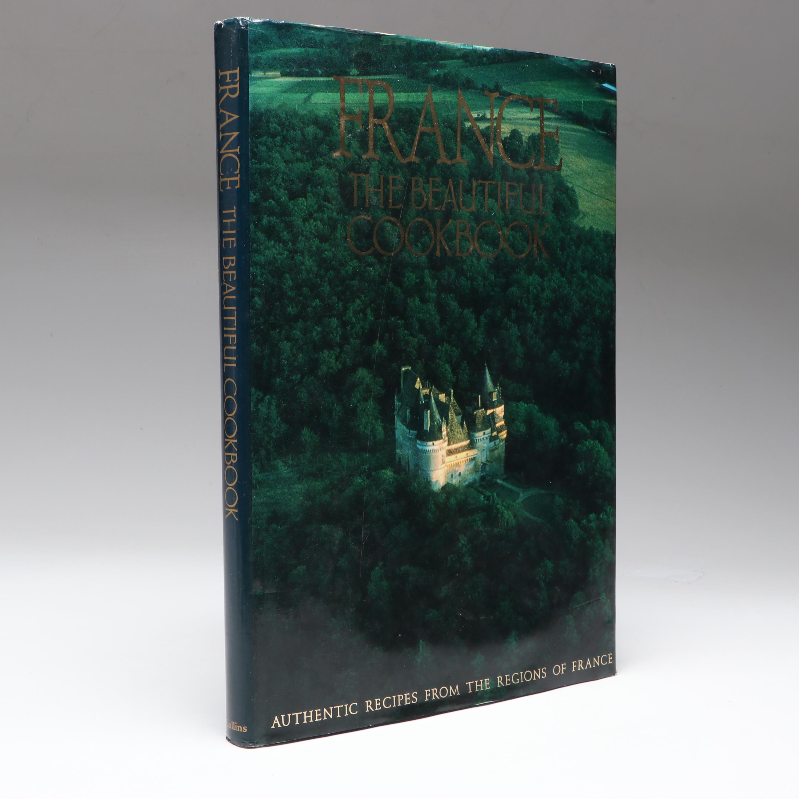 First Edition "France the Beautiful Cookbook" by Gilles Pudlowski, 1989