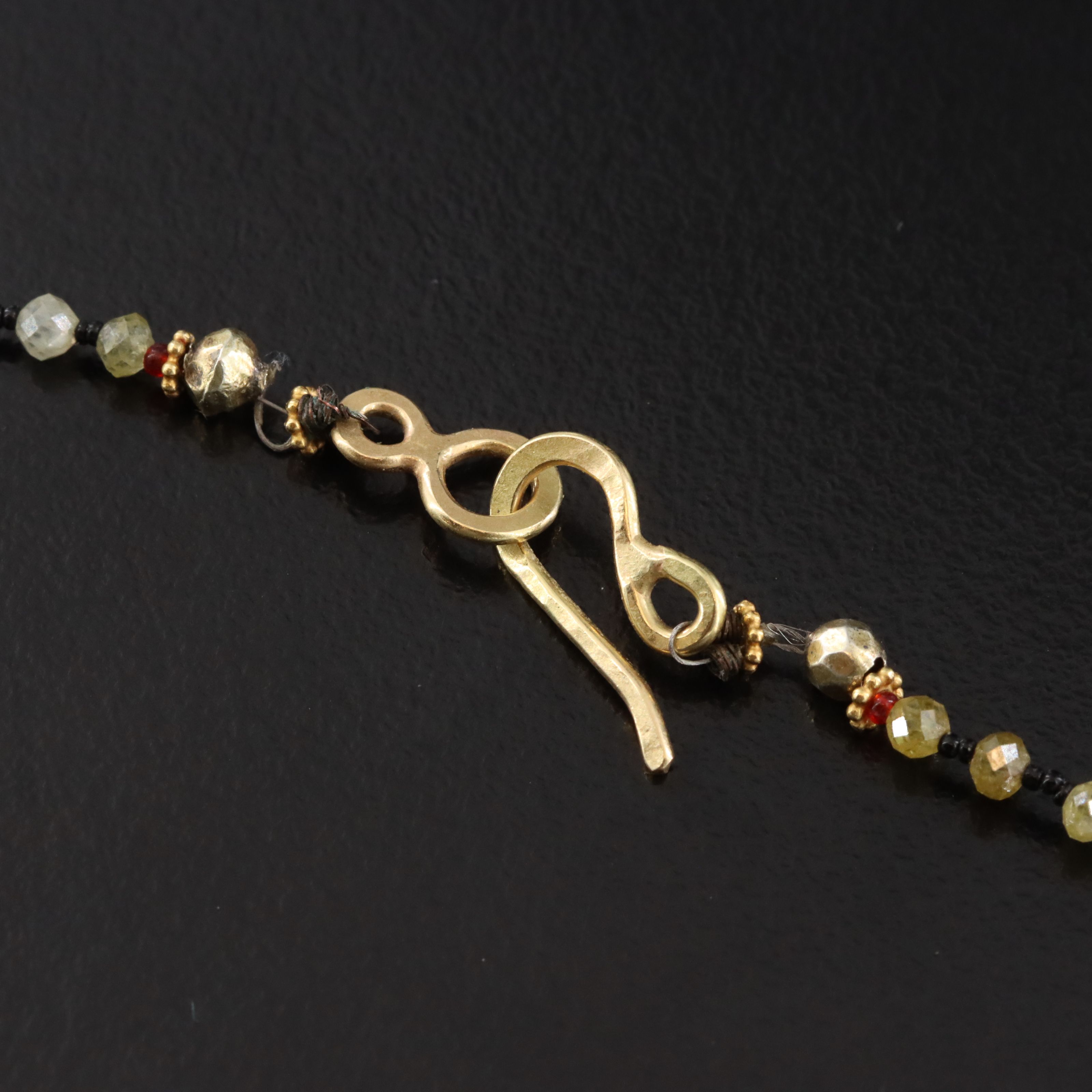 Fancy Yellow Diamond Necklace with 18K Clasp