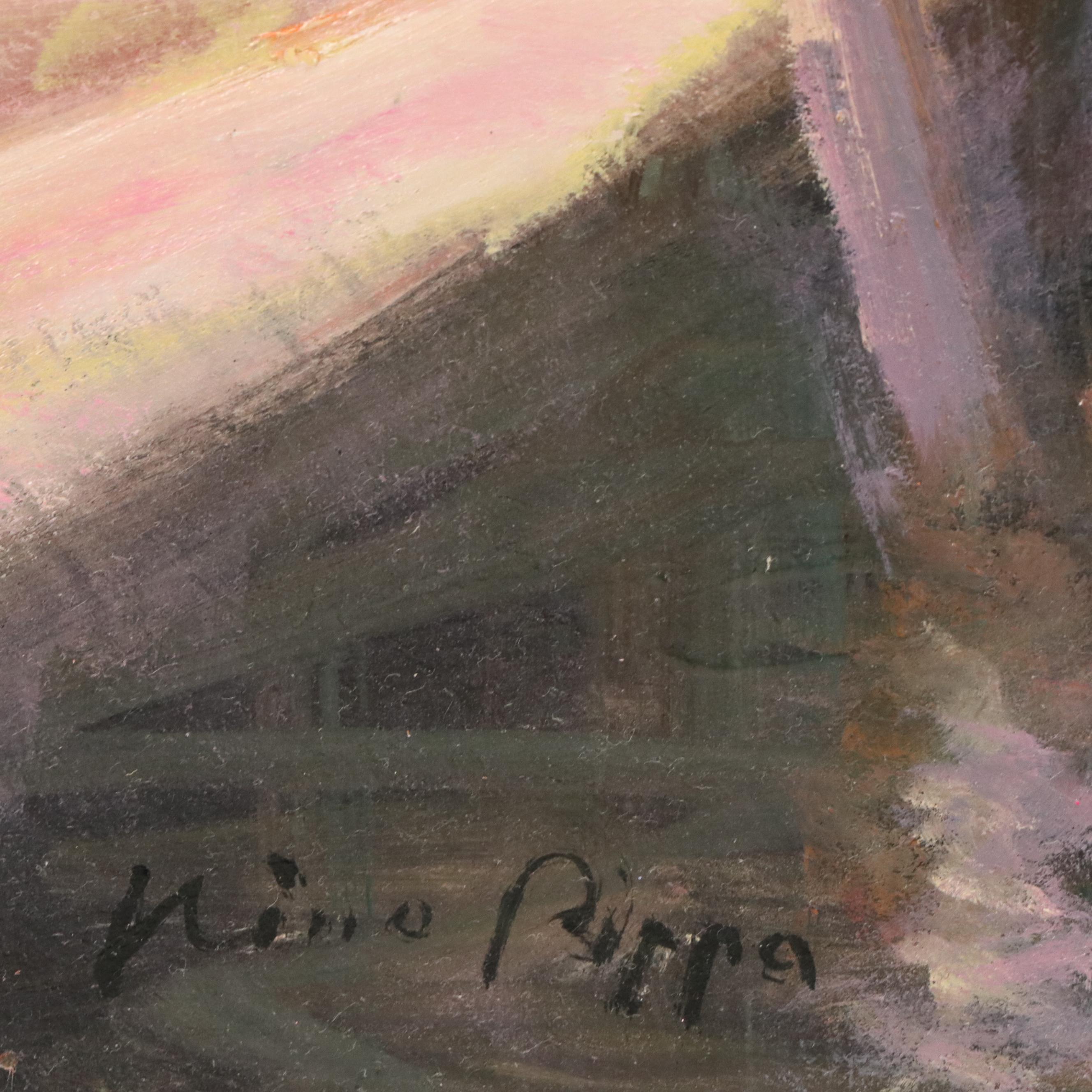 Nino Pippa Oil Painting "Venice - Side Canal"