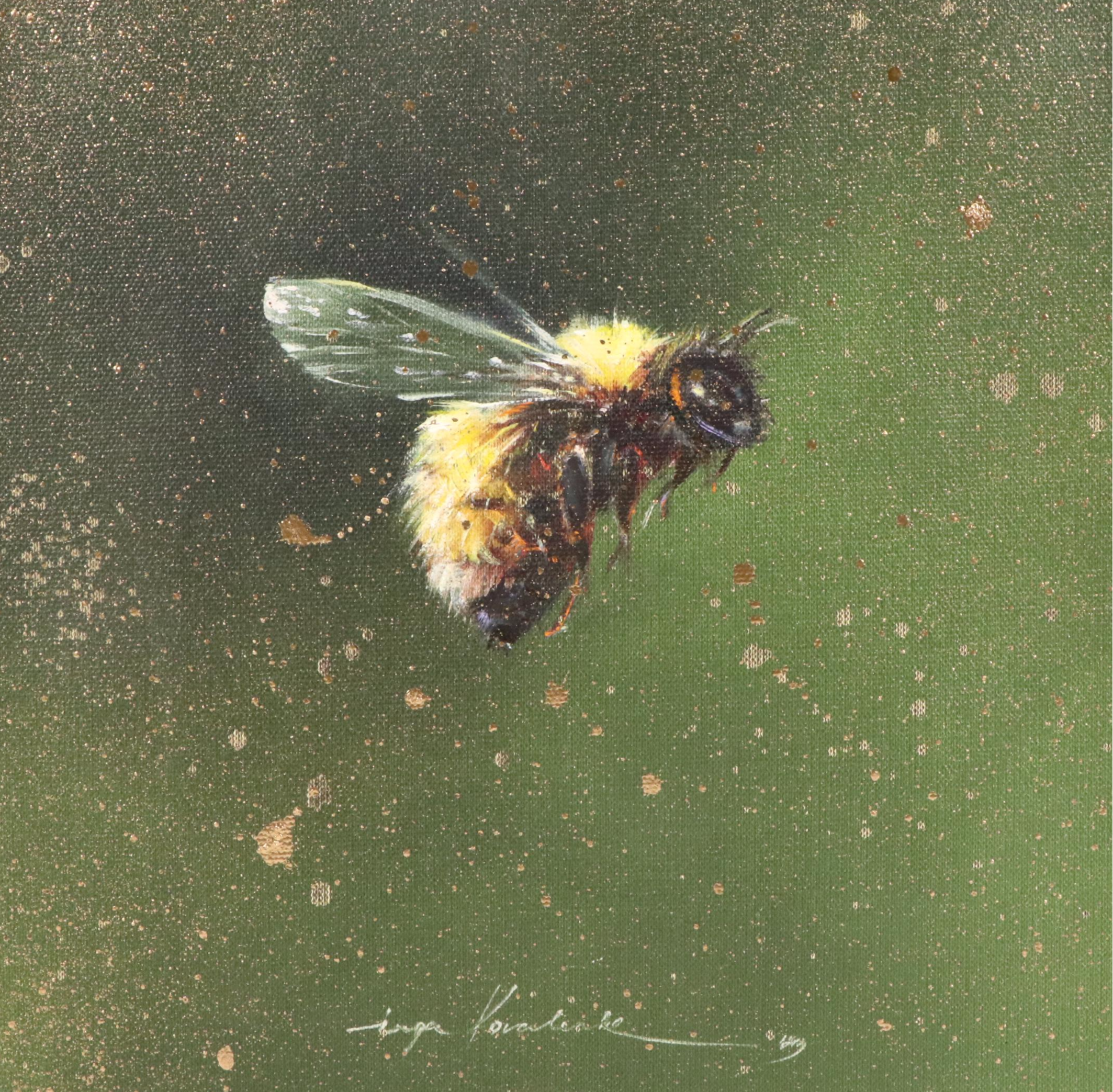 Inga Kovalenko Oil Painting of Bee, 2025