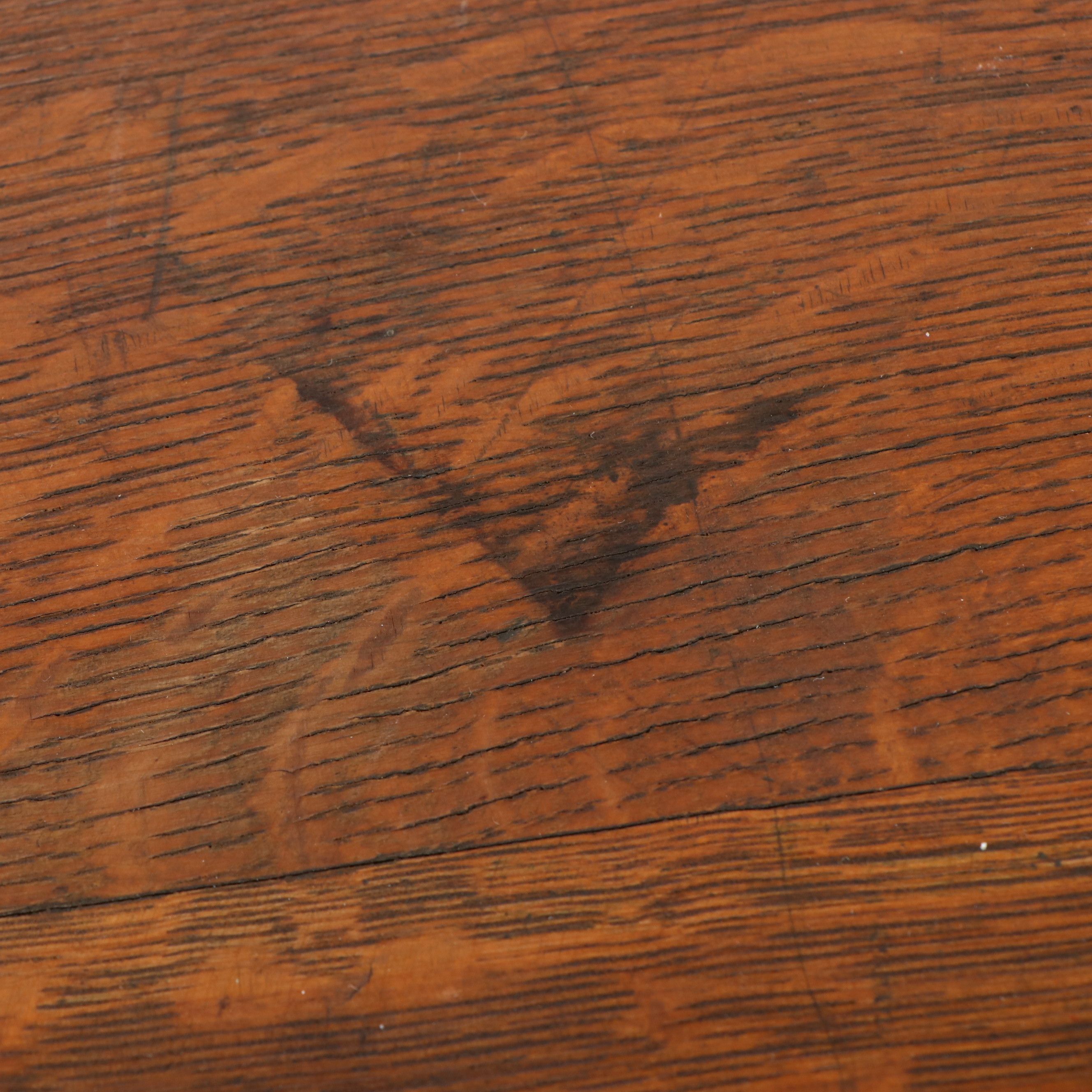 Arts & Crafts Oak Center Table