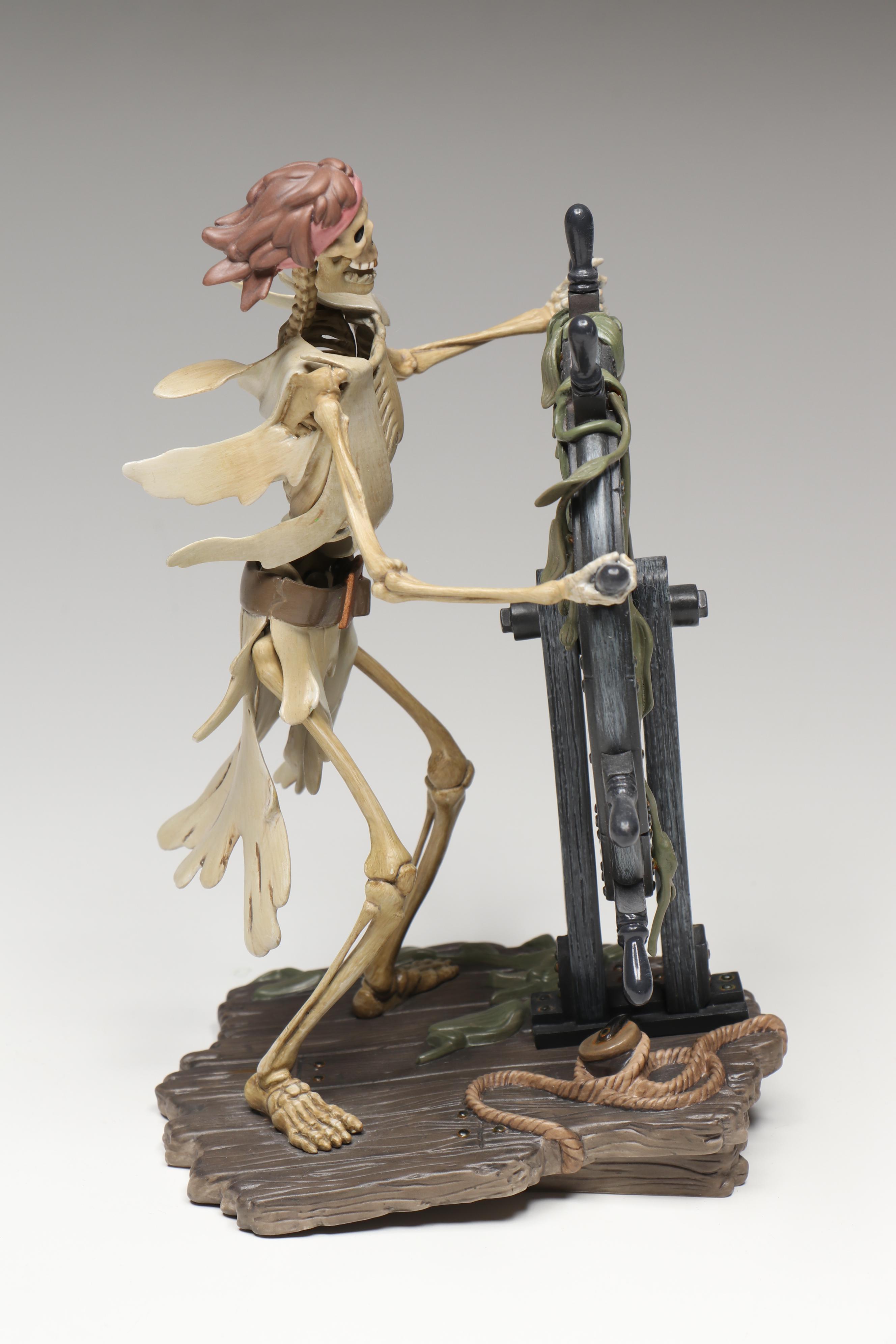 Disney Pirates of the Caribbean "It Be Too Late to Alter Course" Signed Figurine