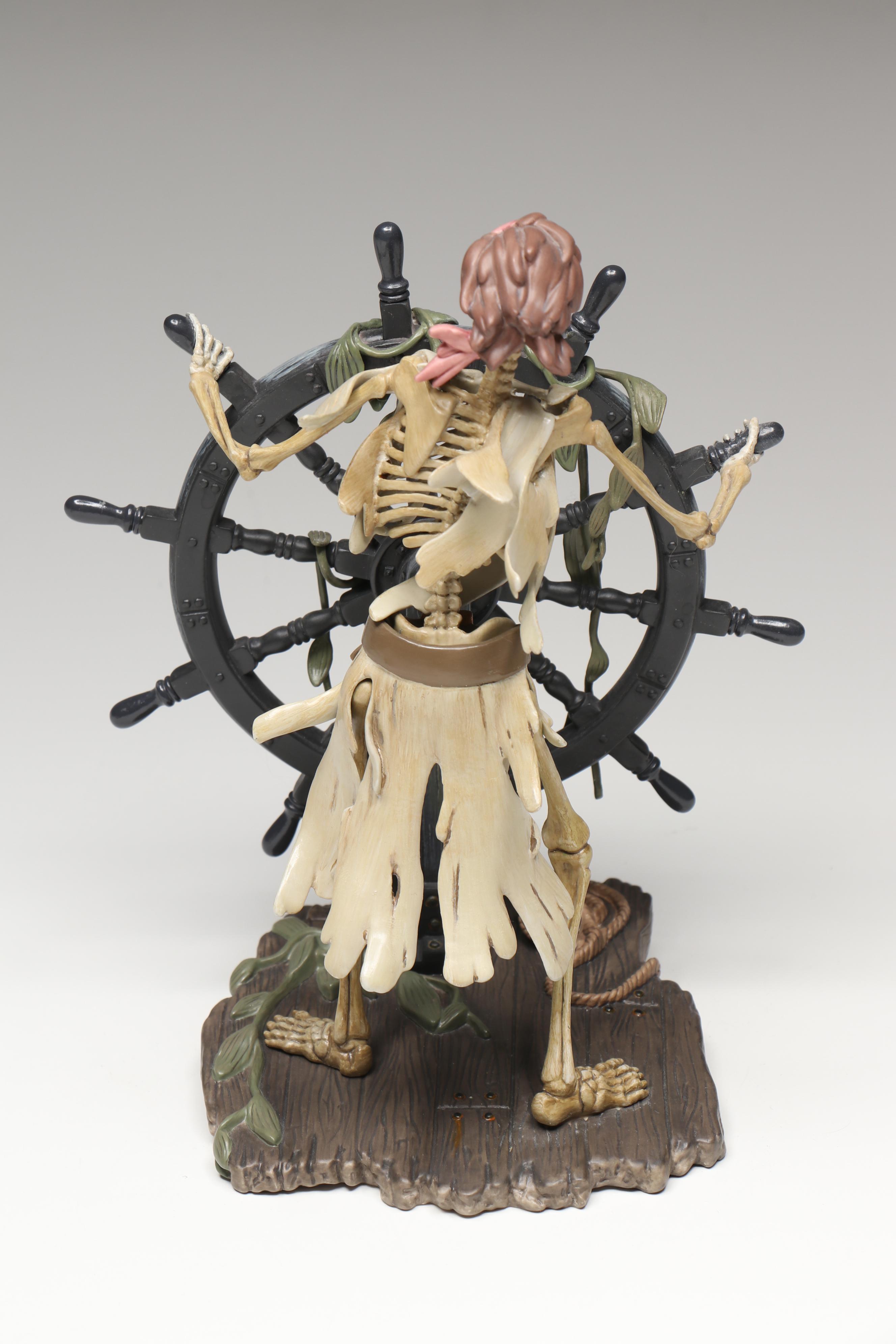 Disney Pirates of the Caribbean "It Be Too Late to Alter Course" Signed Figurine