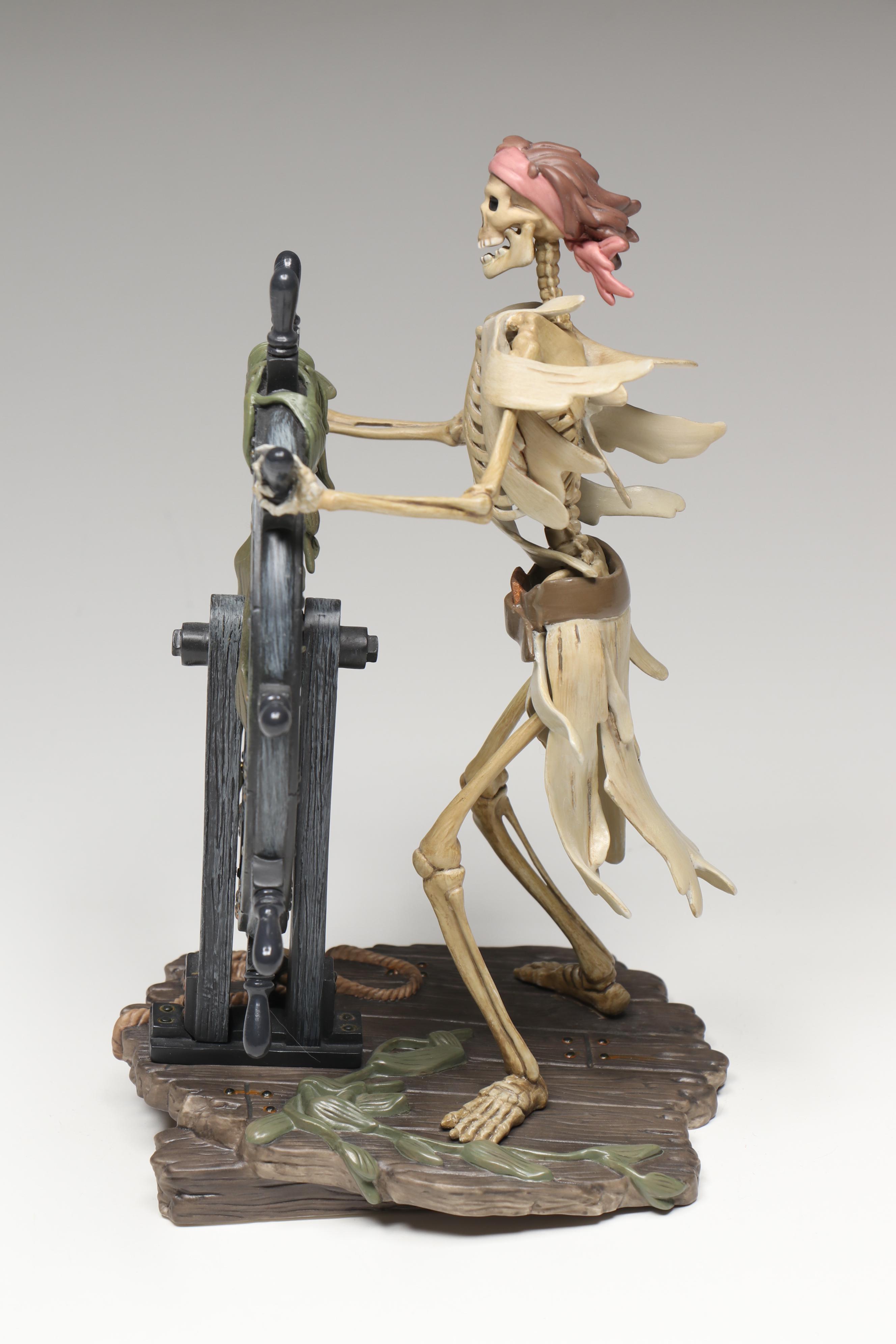 Disney Pirates of the Caribbean "It Be Too Late to Alter Course" Signed Figurine