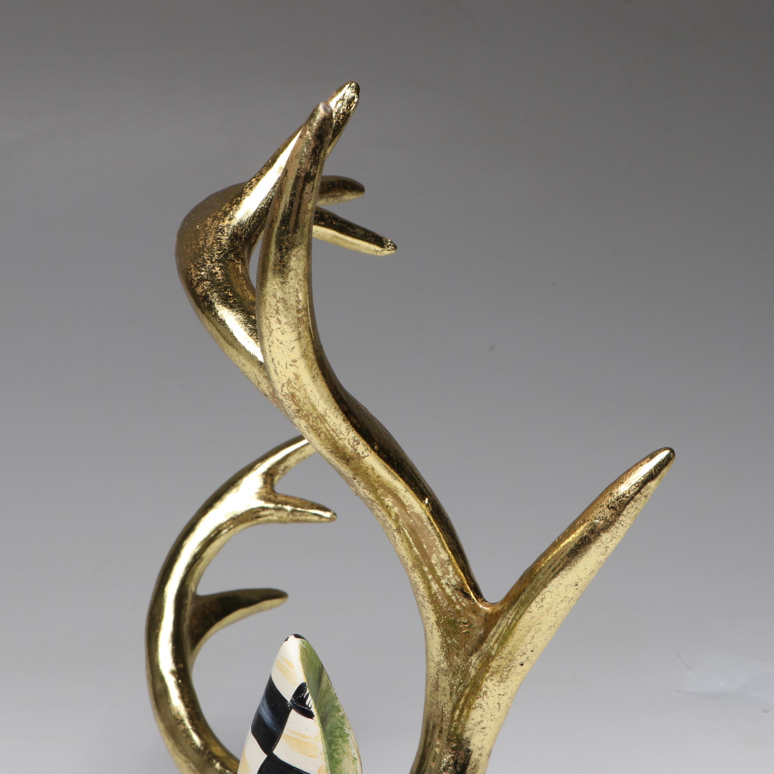 MacKenzie-Childs "Courtly Check" Stag Bust