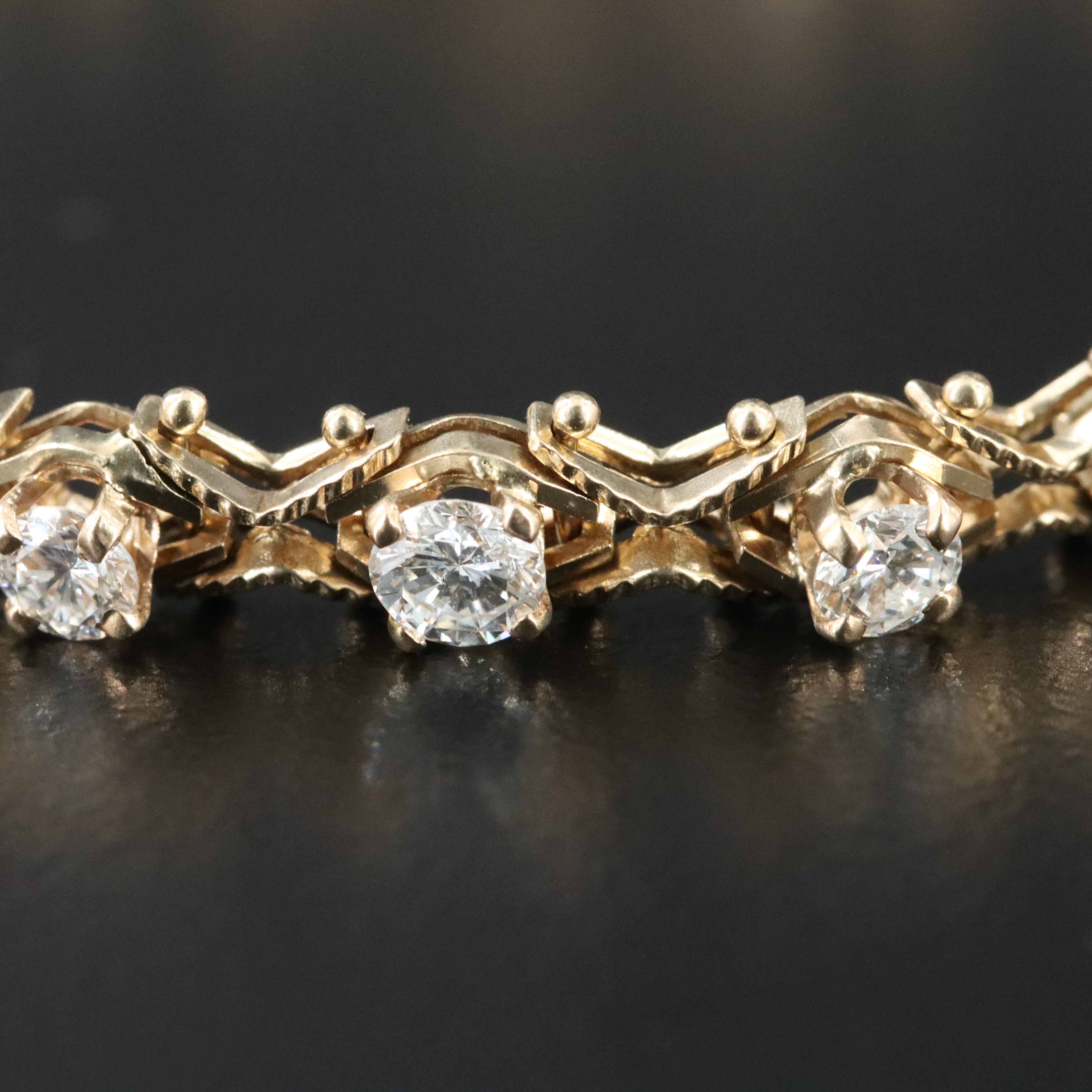 14K 2.53 CTW Diamond Bracelet