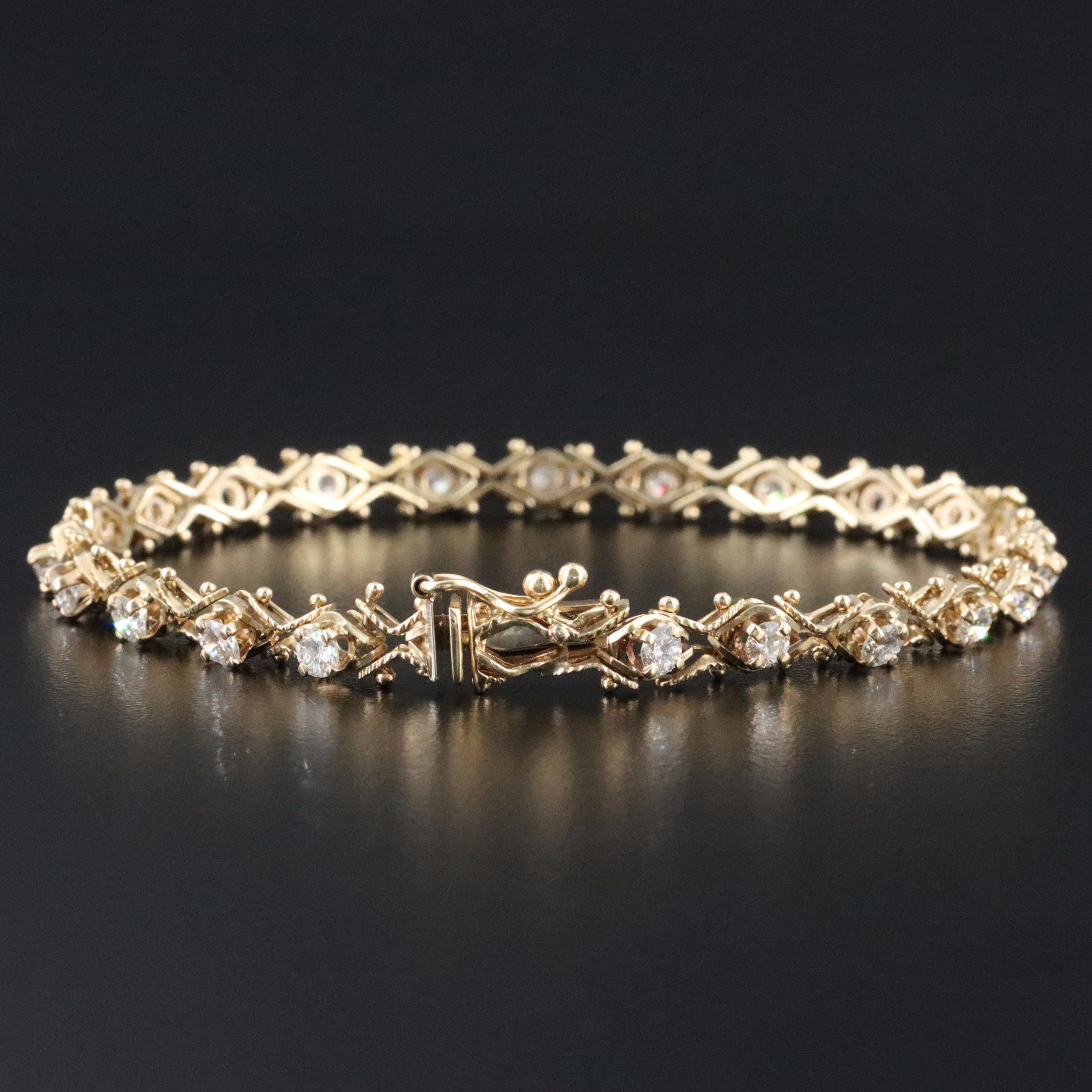 14K 2.53 CTW Diamond Bracelet