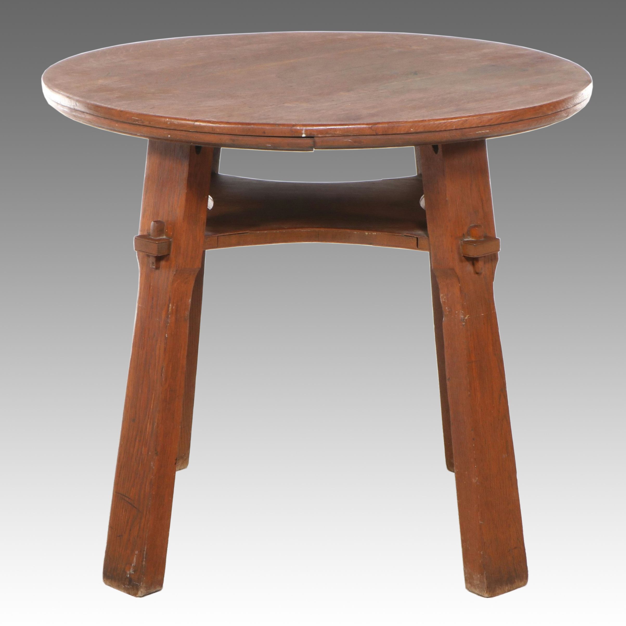 Arts & Crafts Oak Center Table