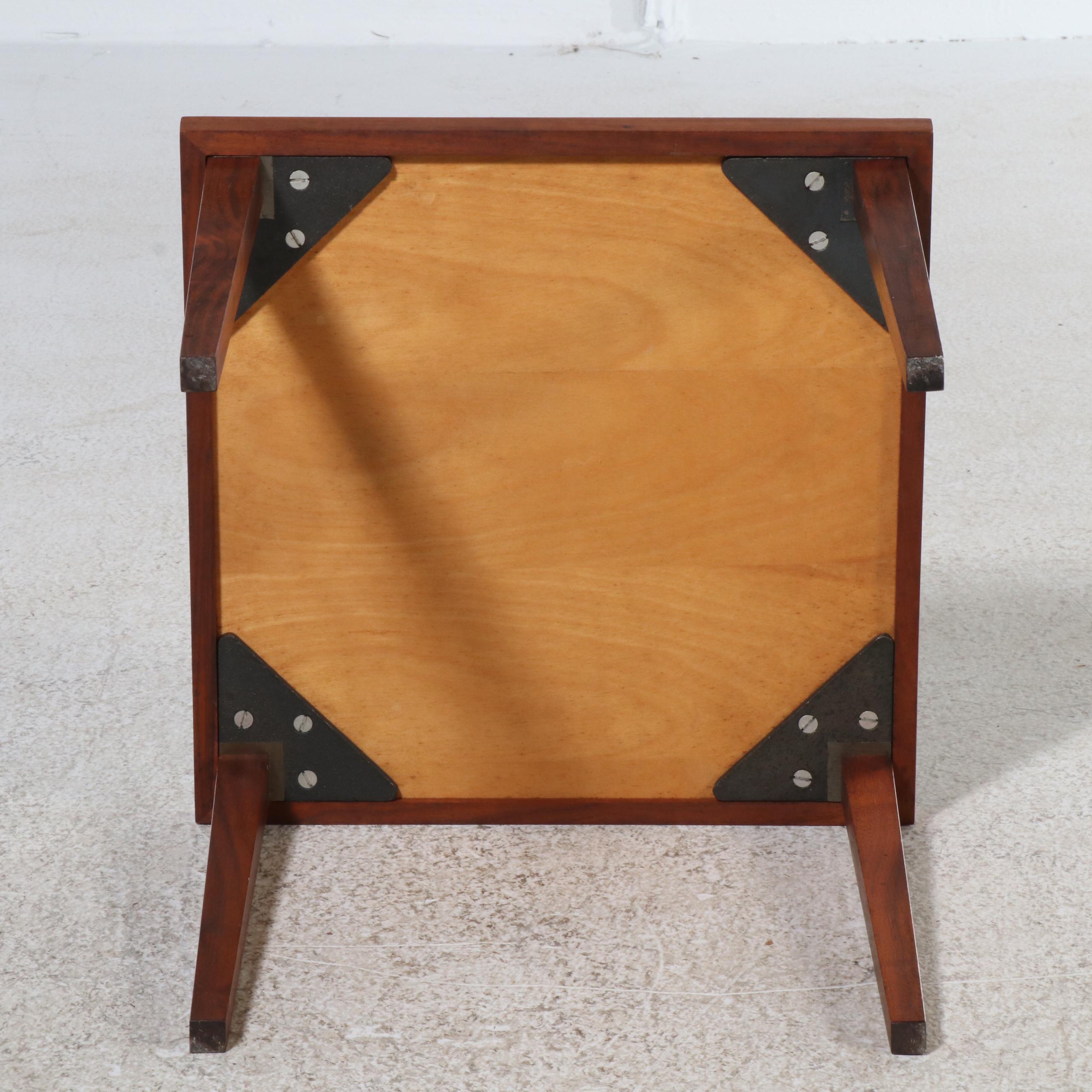 Pair of Marshall Studios Gordon and Jane Martz Tile Top Teak End Tables