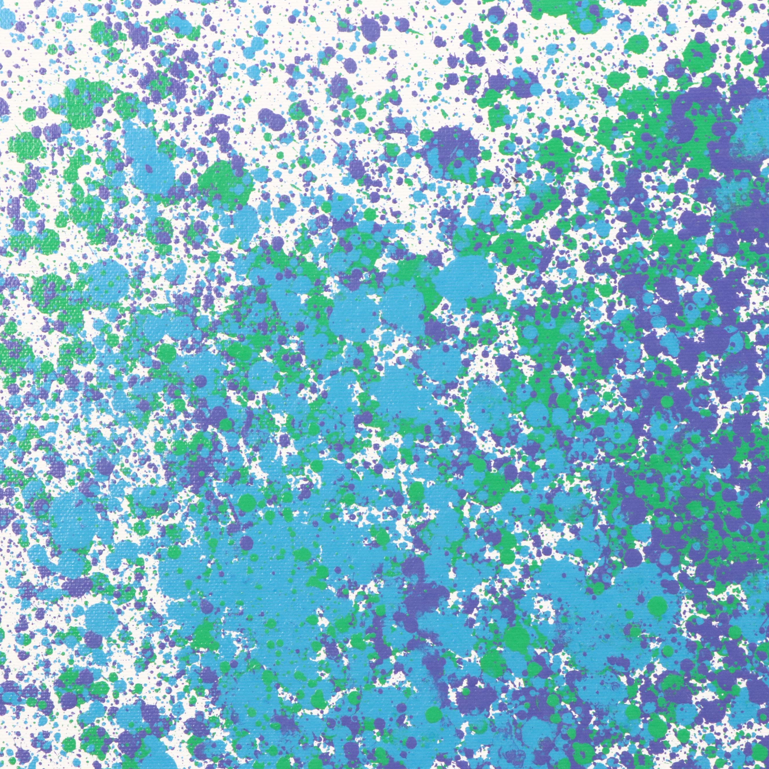 Jason Michael Durham Abstract Mixed Media Painting "Emerald Echoes," 2025