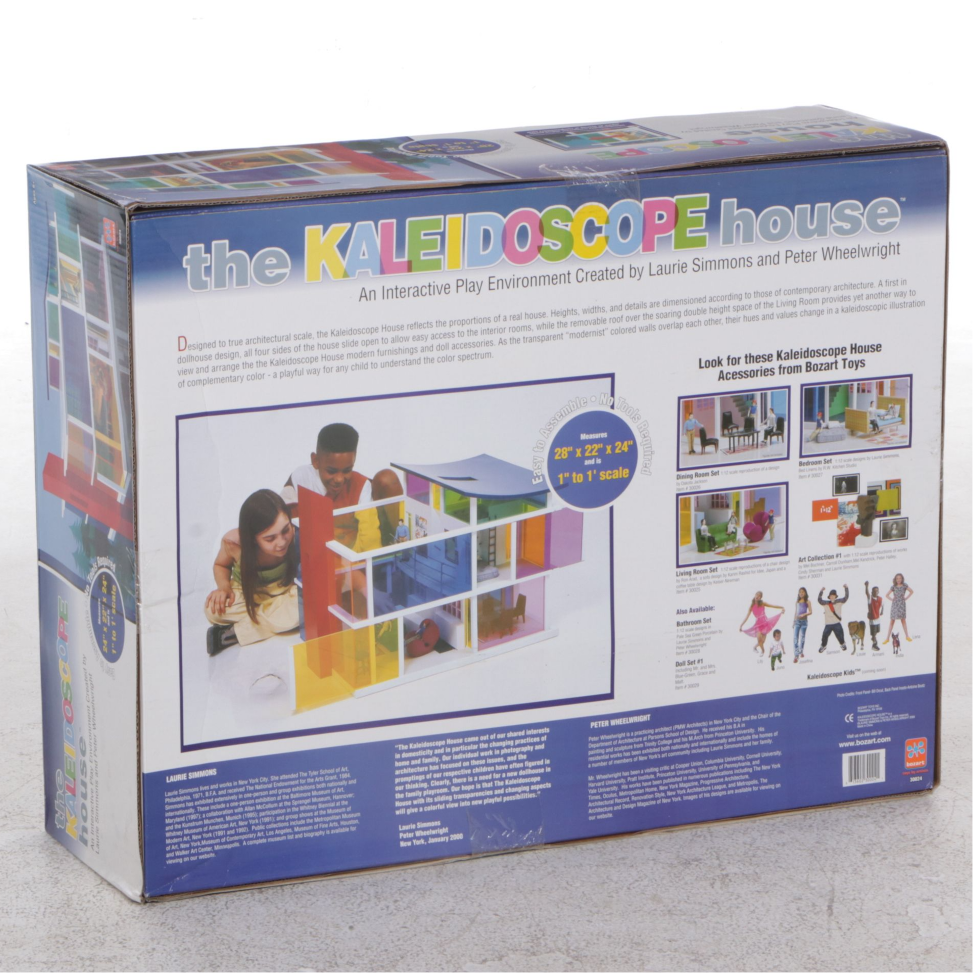 "The Kaleidoscope House" 1"-1' Scale Interactive Play Doll House