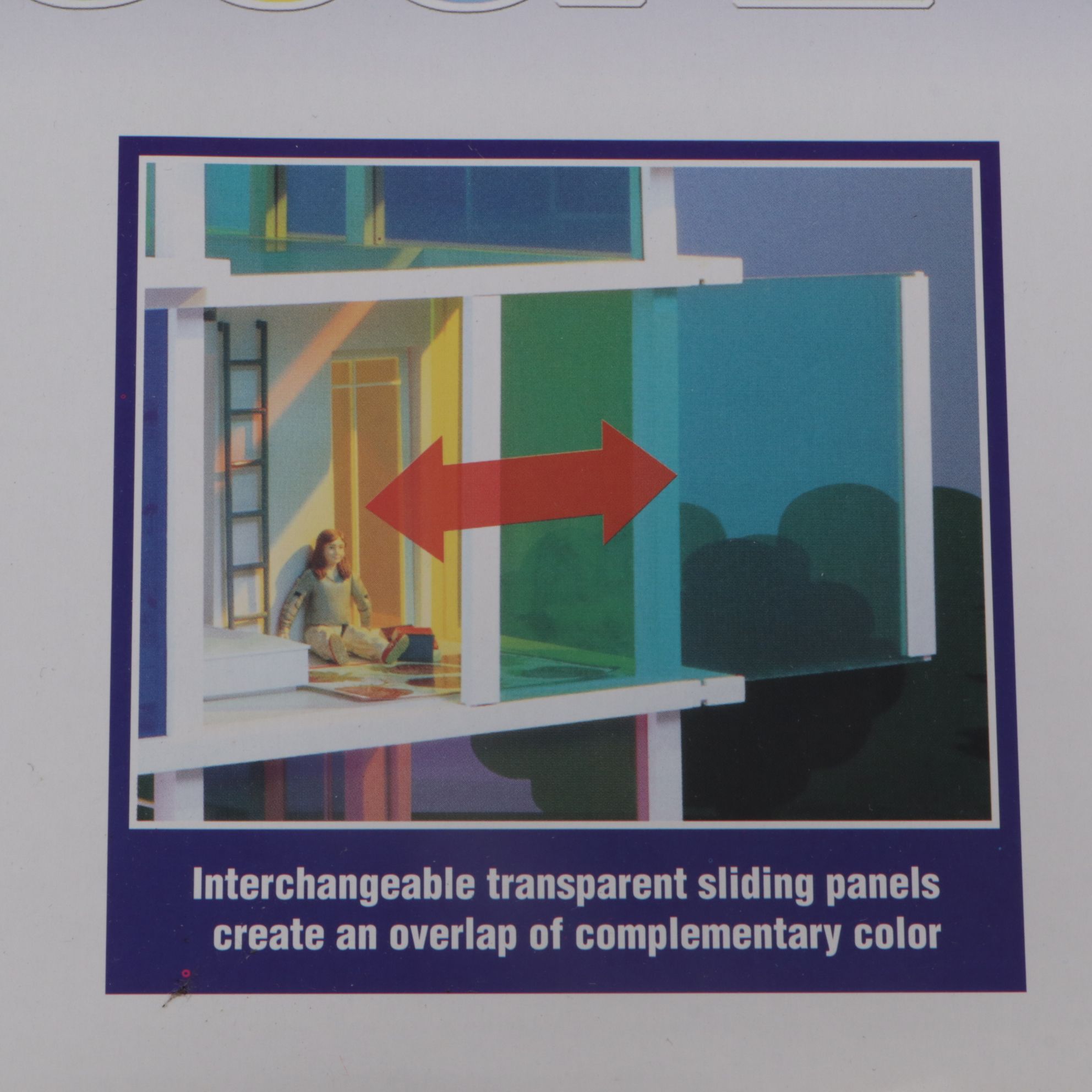 "The Kaleidoscope House" 1"-1' Scale Interactive Play Doll House
