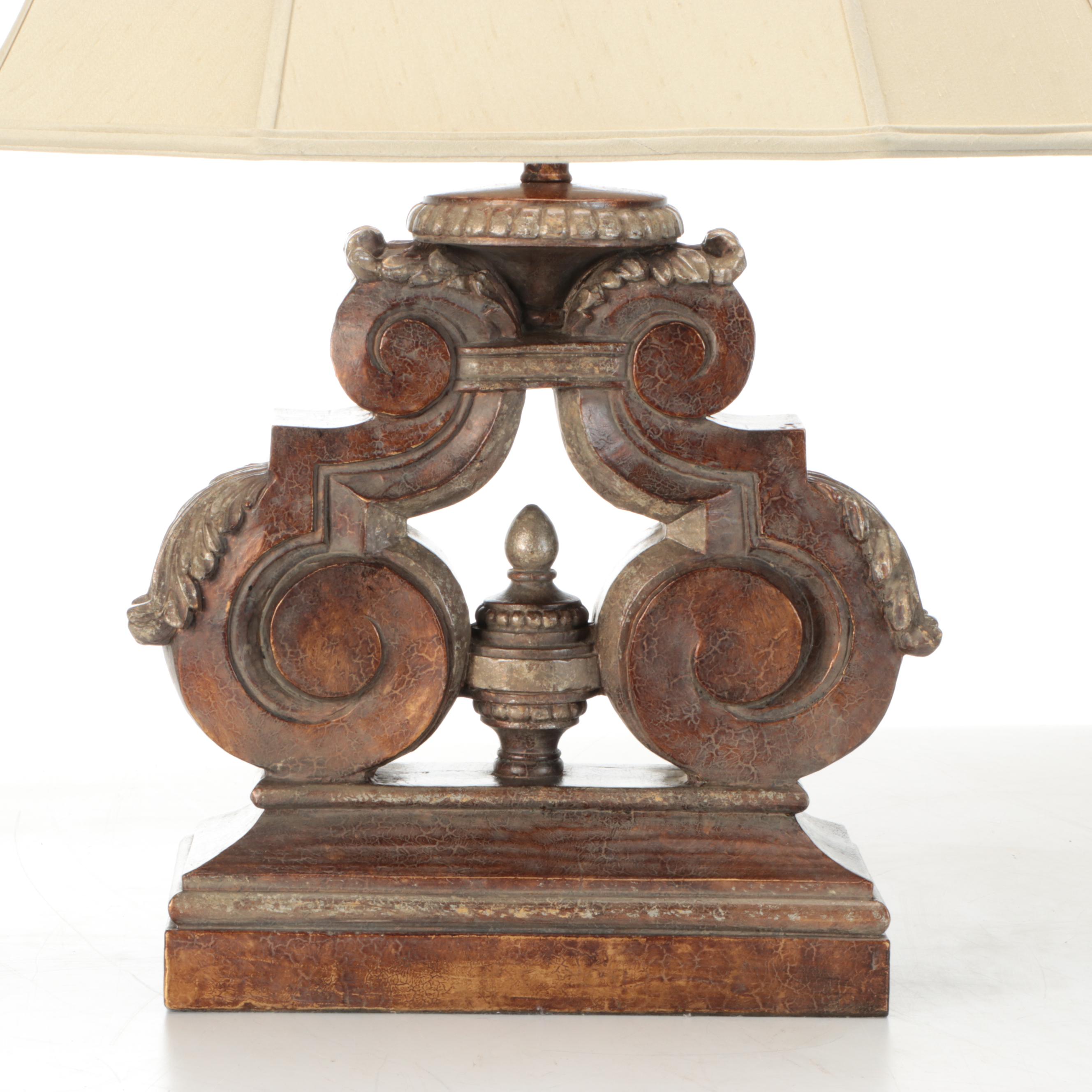 Fine Art Lamps Stile Bellagio Collection Table Lamps with Silk Shades