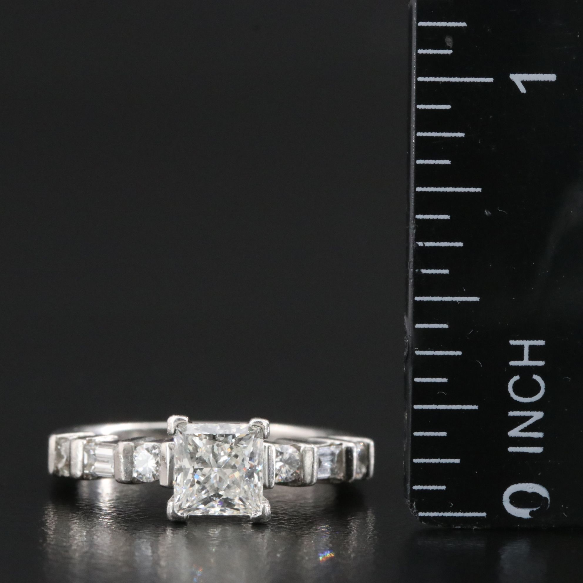 Platinum 1.29 CTW Diamond Ring
