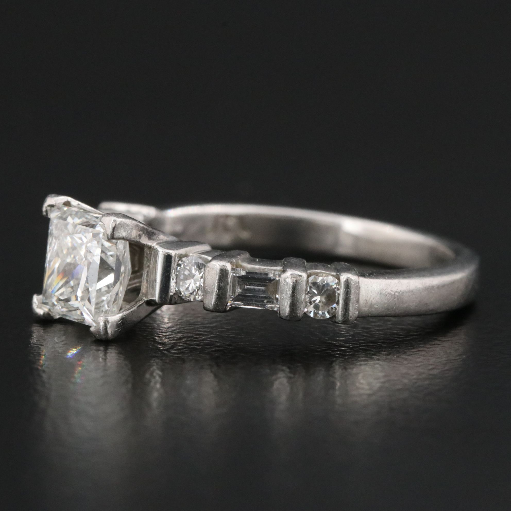 Platinum 1.29 CTW Diamond Ring