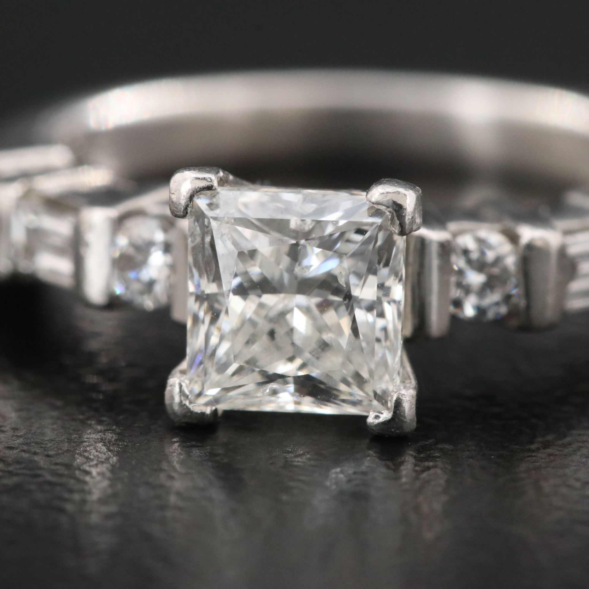 Platinum 1.29 CTW Diamond Ring