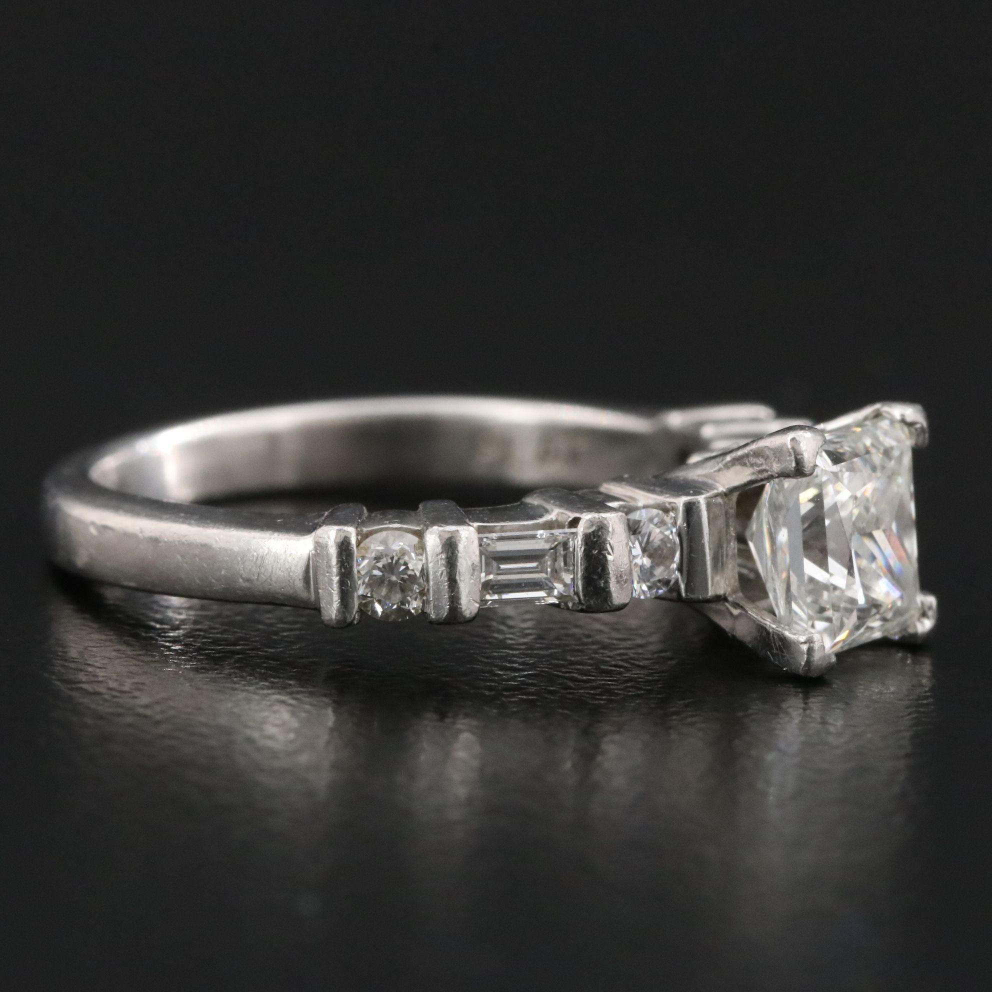 Platinum 1.29 CTW Diamond Ring