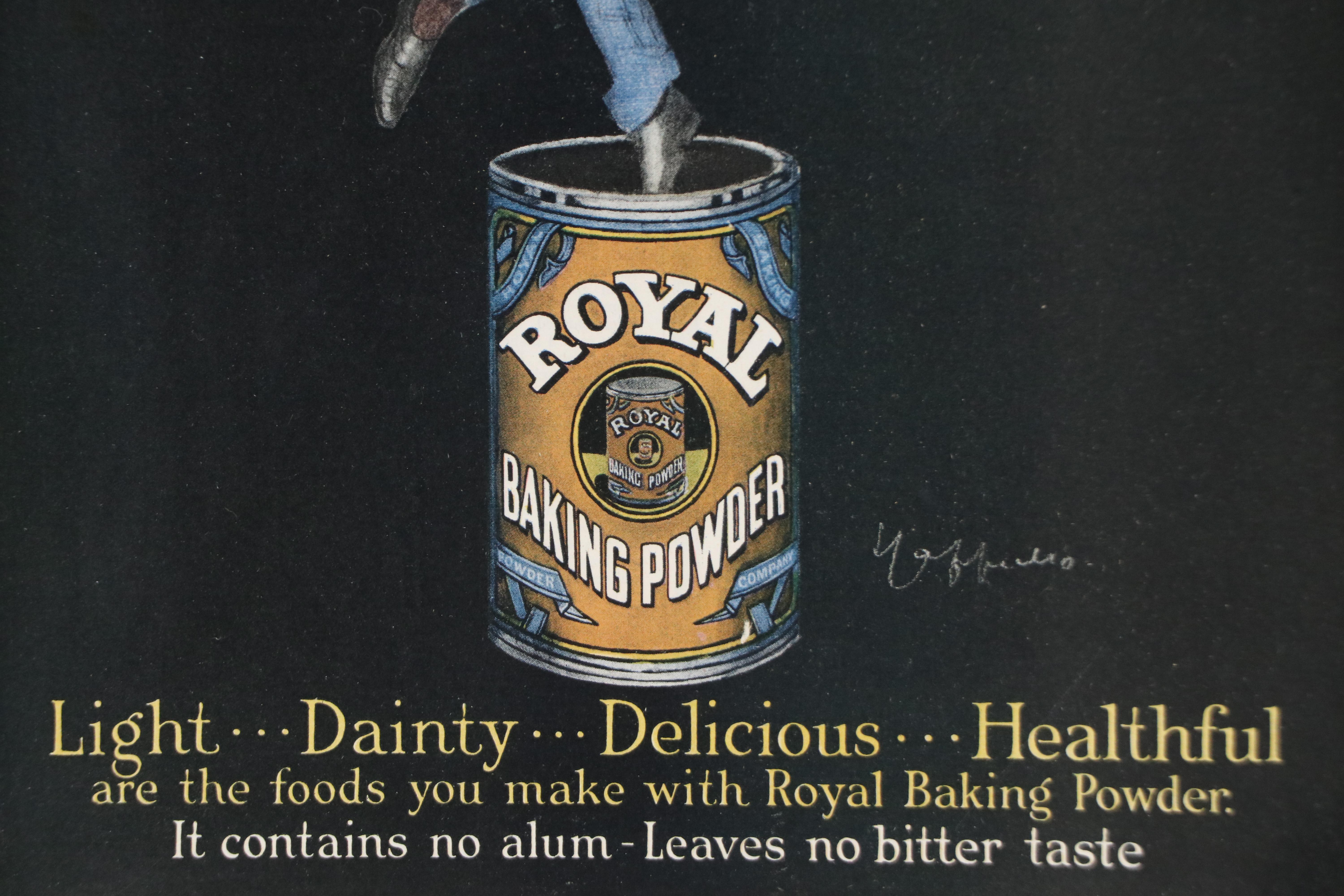 Royal Baking Powder Offset Lithograph Poster