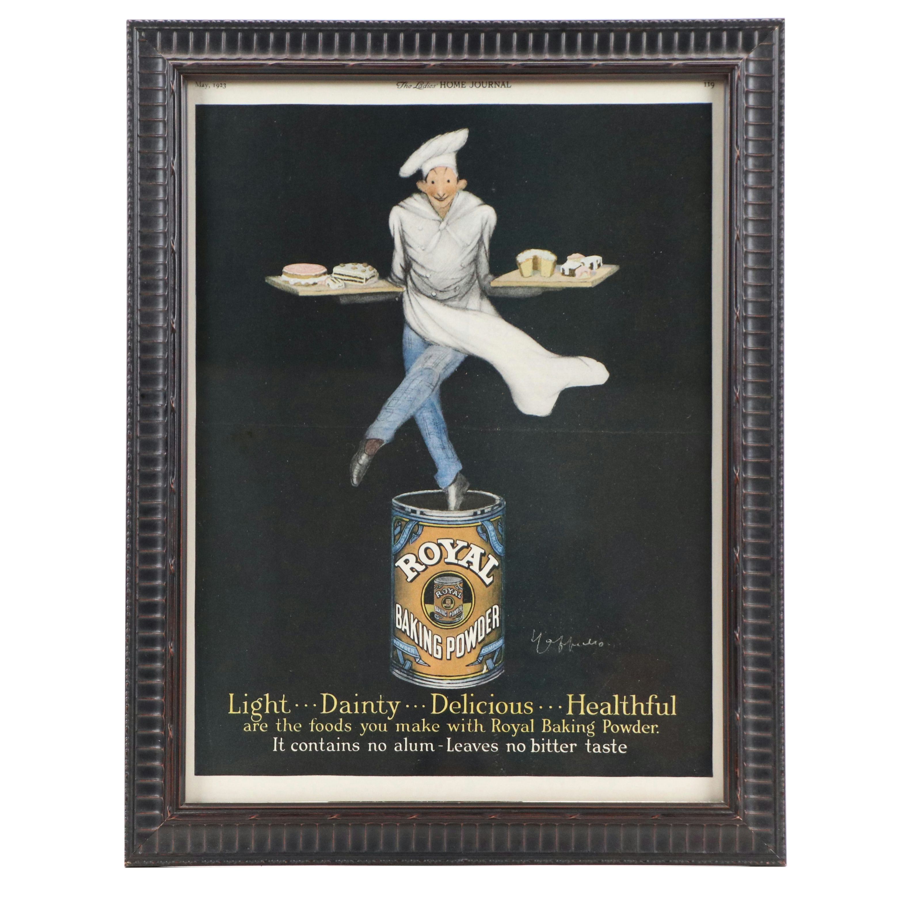Royal Baking Powder Offset Lithograph Poster