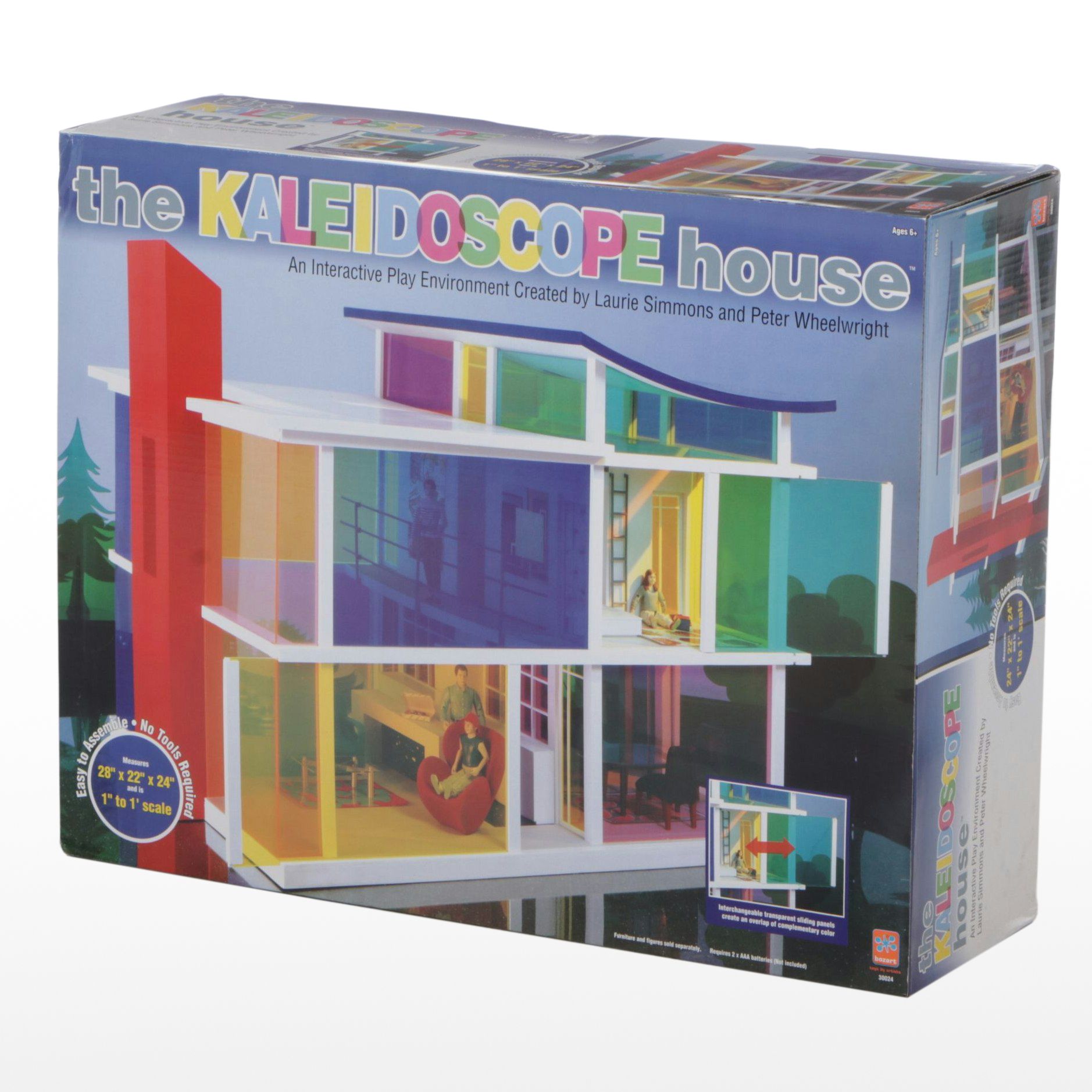"The Kaleidoscope House" 1"-1' Scale Interactive Play Doll House