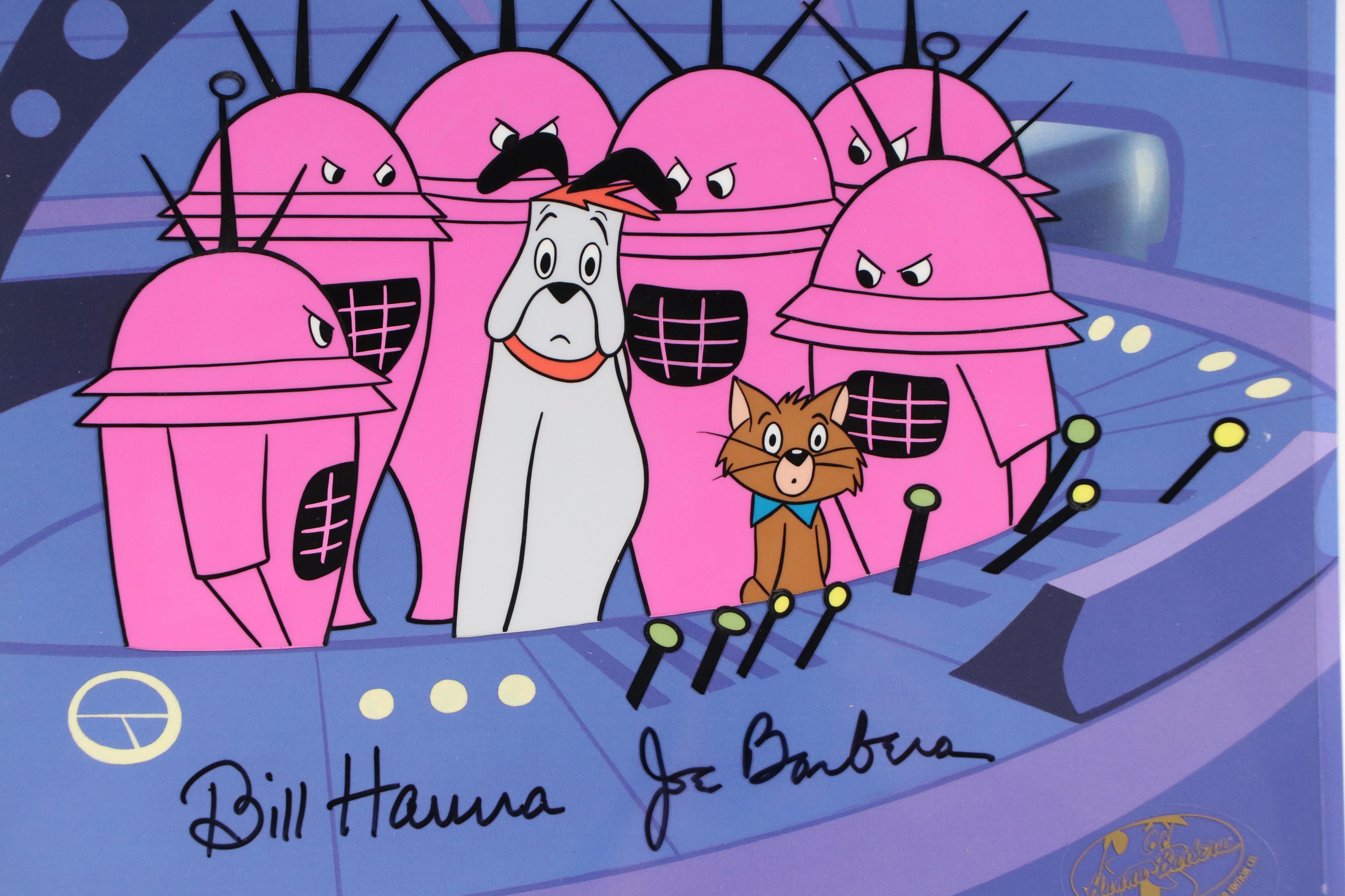 Hanna-Barbera Signed Hand-Painted Animation Cel "The Ruff and Reddy Show," 1957