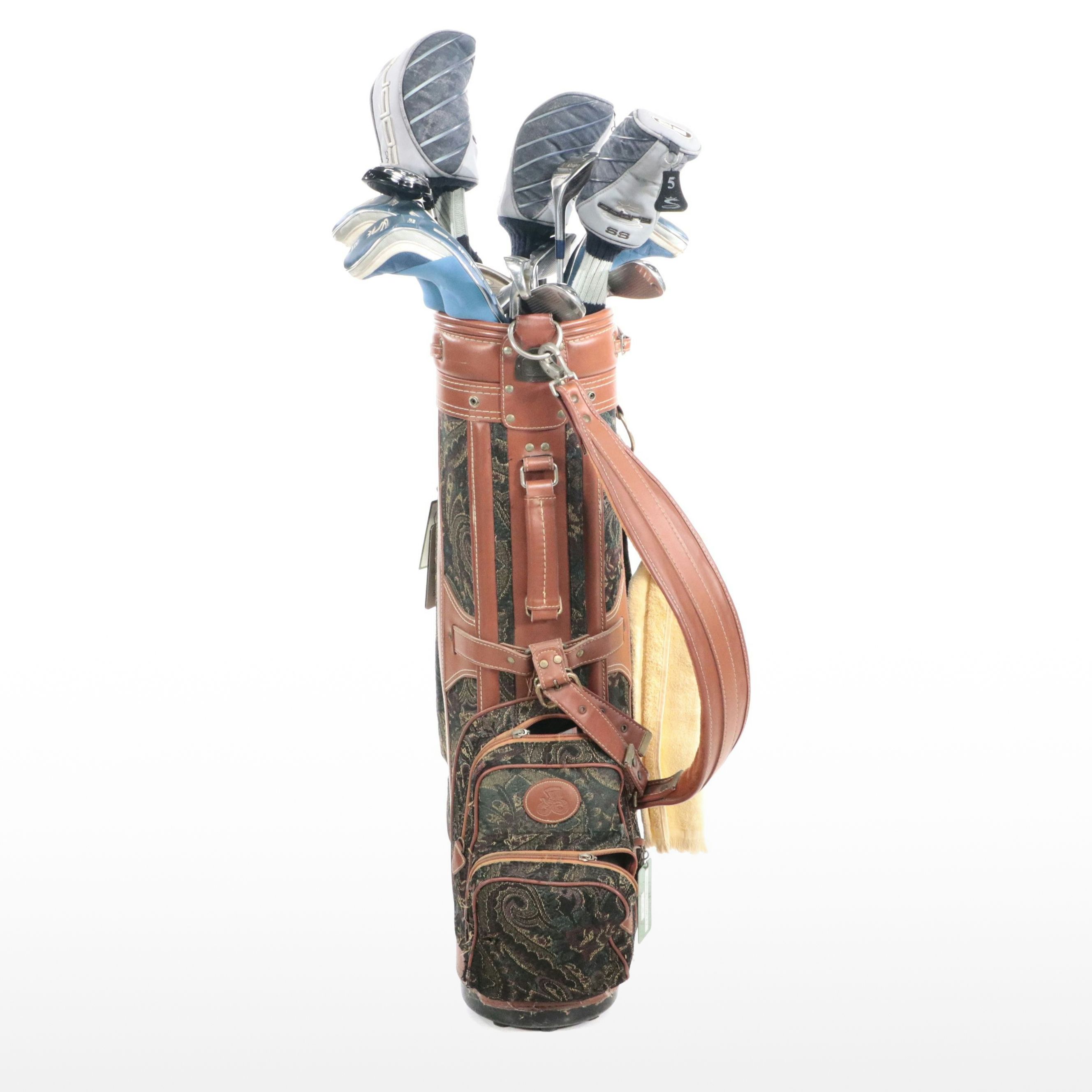 Cobra Golf Clubs, Daiwa Leather Golf Bag, and More Golf Accessoried