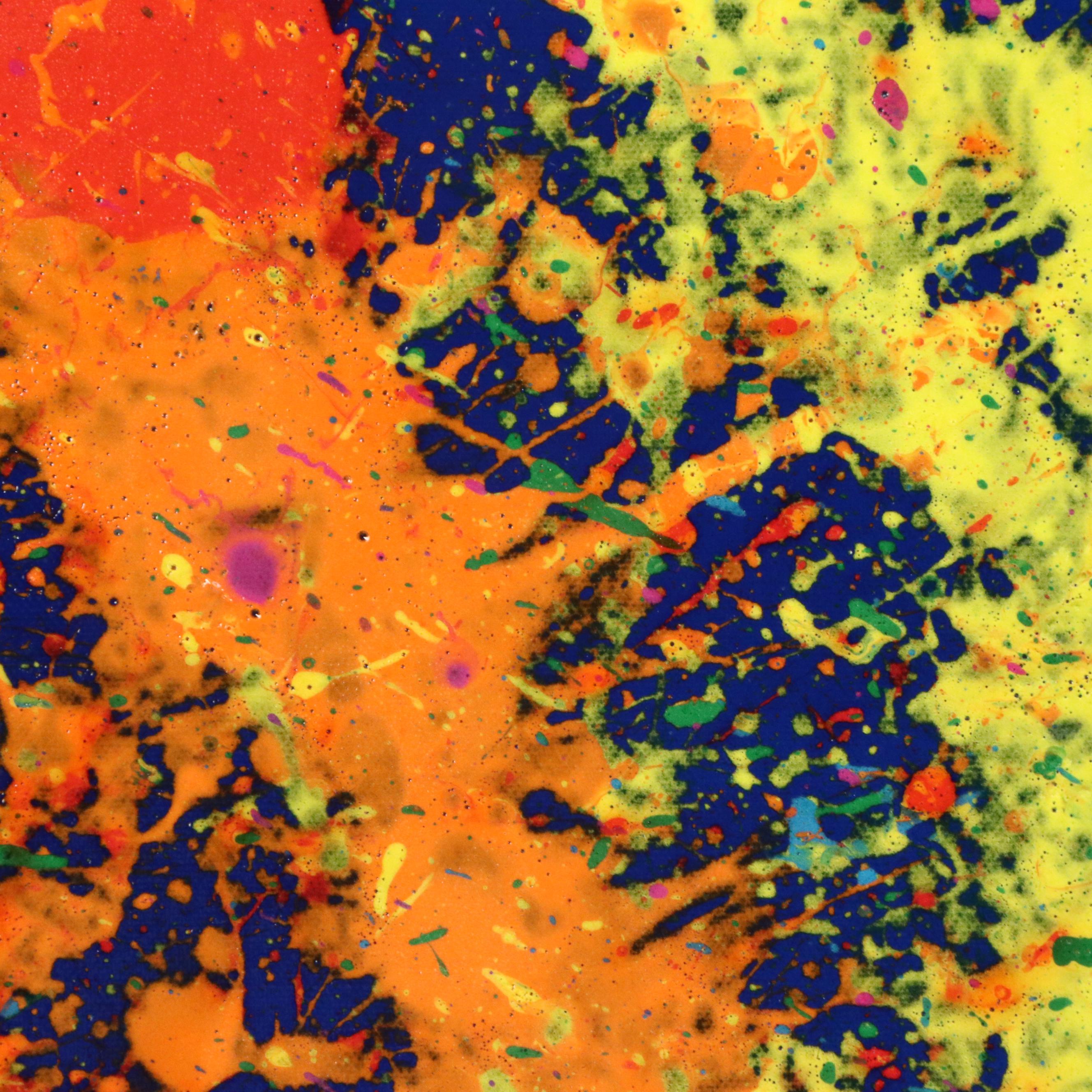 Jason Michael Durham Abstract Mixed Media Painting "Over The Rainbow," 2025