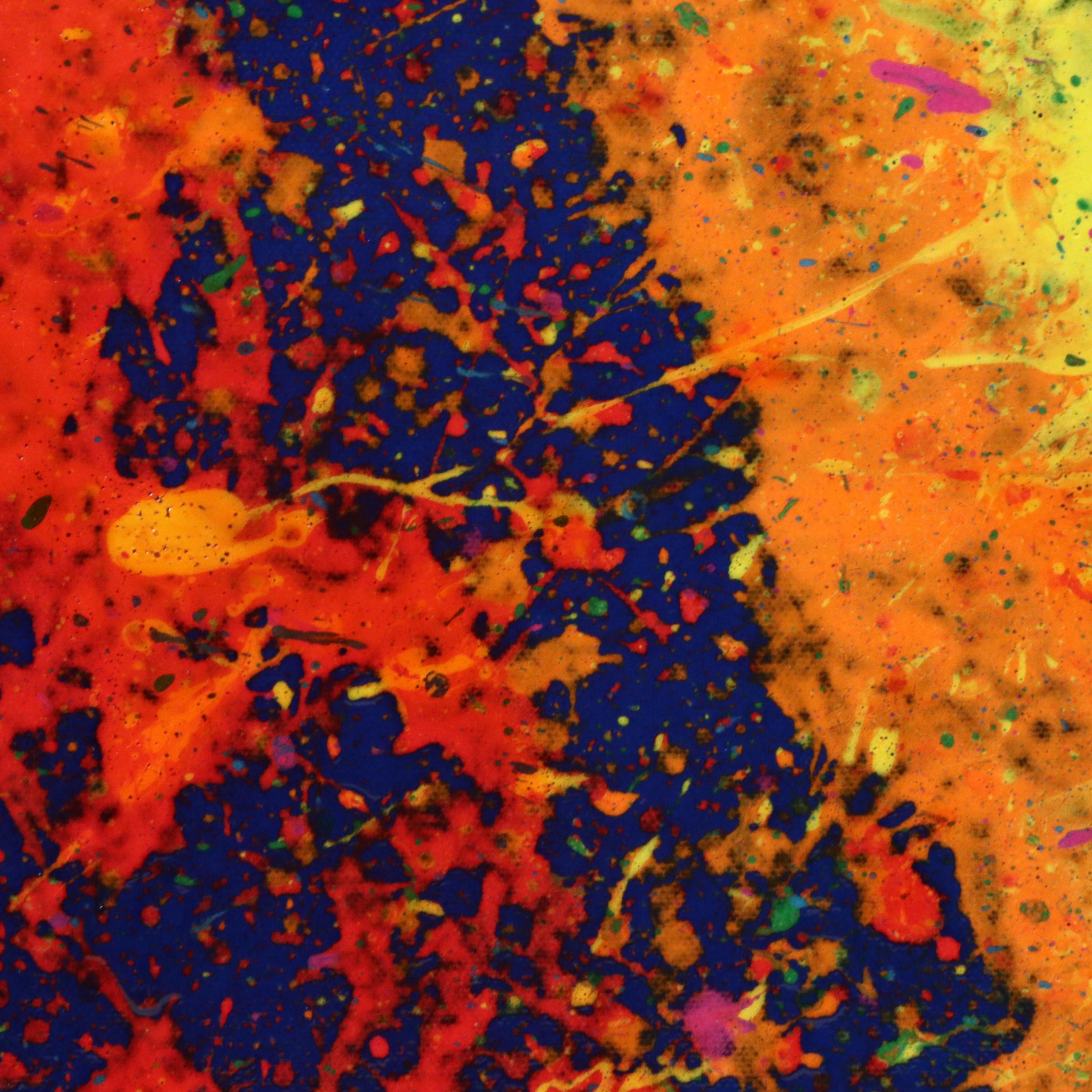 Jason Michael Durham Abstract Mixed Media Painting "Over The Rainbow," 2025