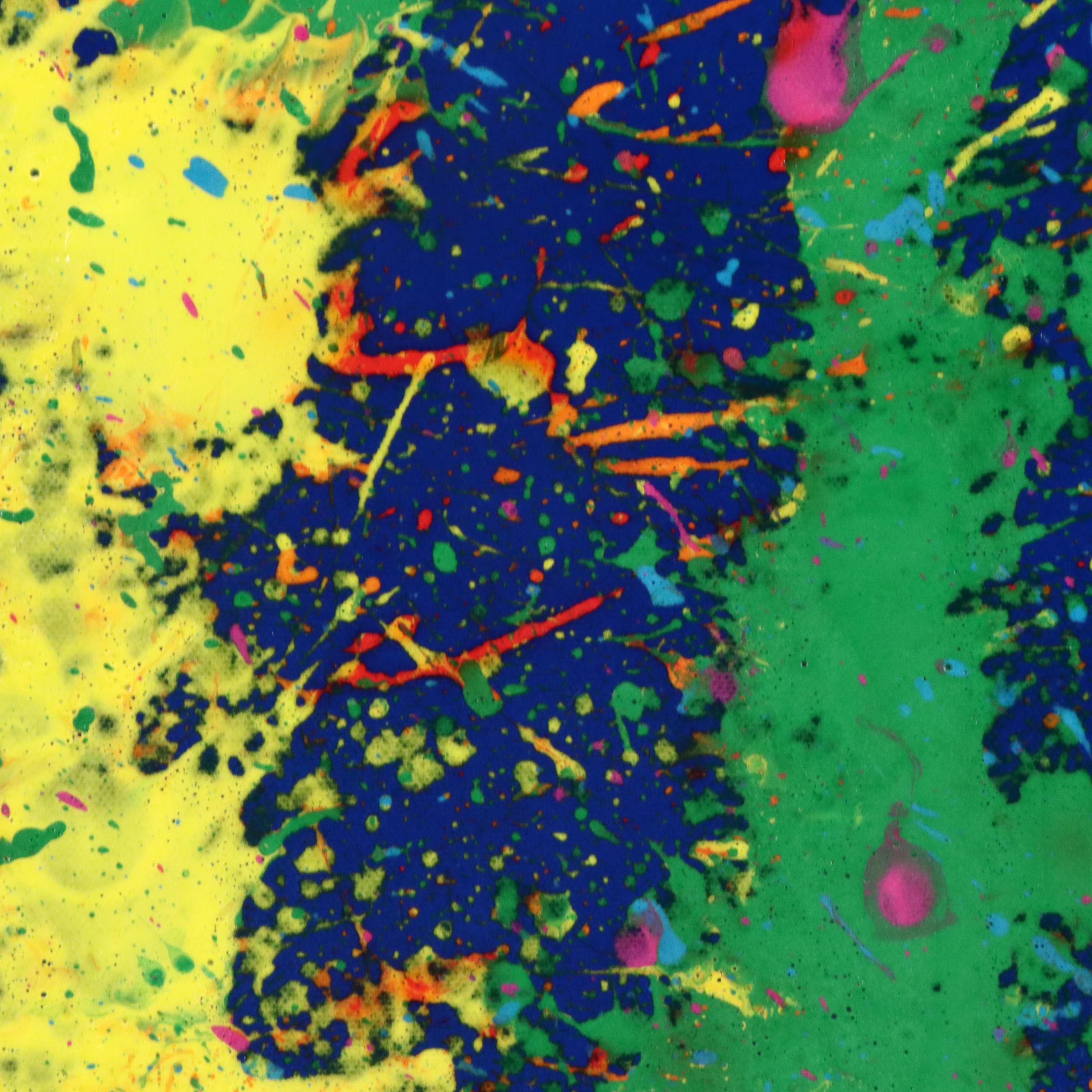 Jason Michael Durham Abstract Mixed Media Painting "Over The Rainbow," 2025