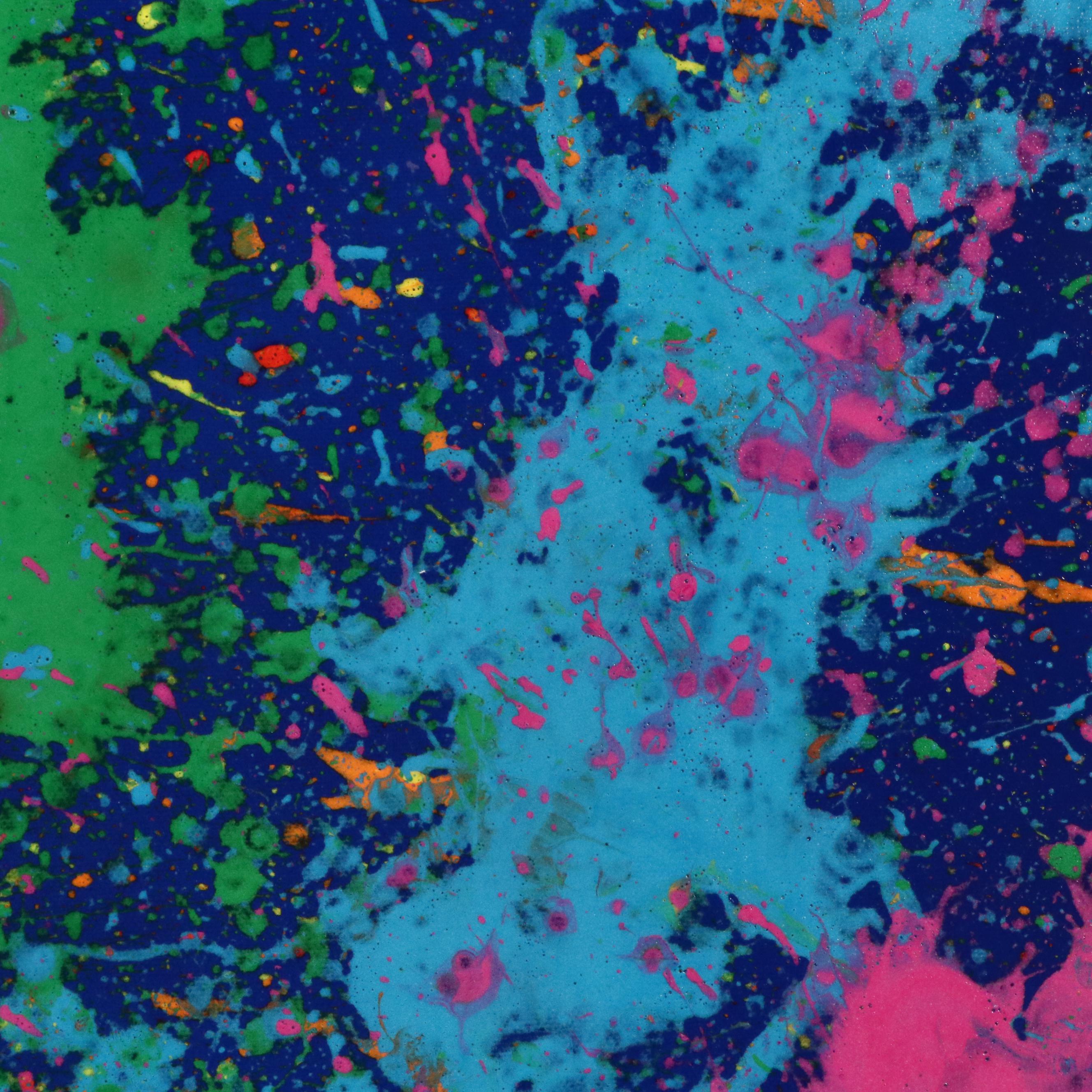 Jason Michael Durham Abstract Mixed Media Painting "Over The Rainbow," 2025