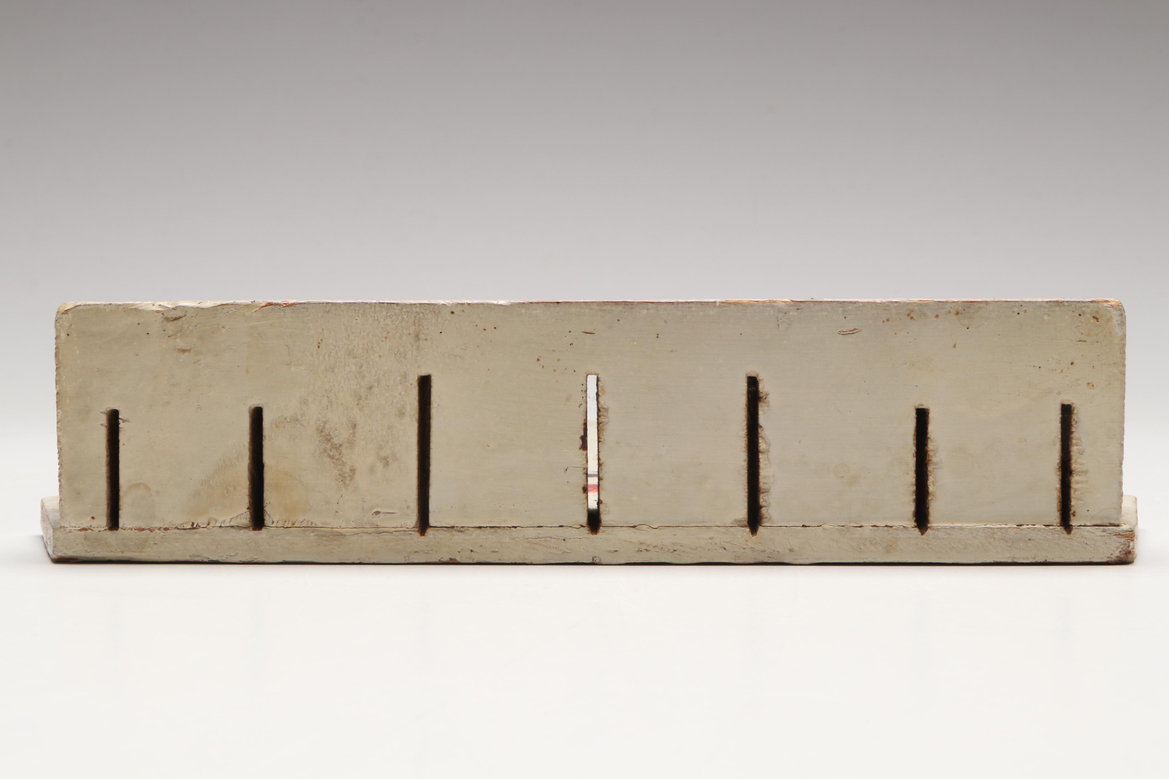 Hand-Painted Wooden Chef's Head Wall Mount Kitchen Knife Rack