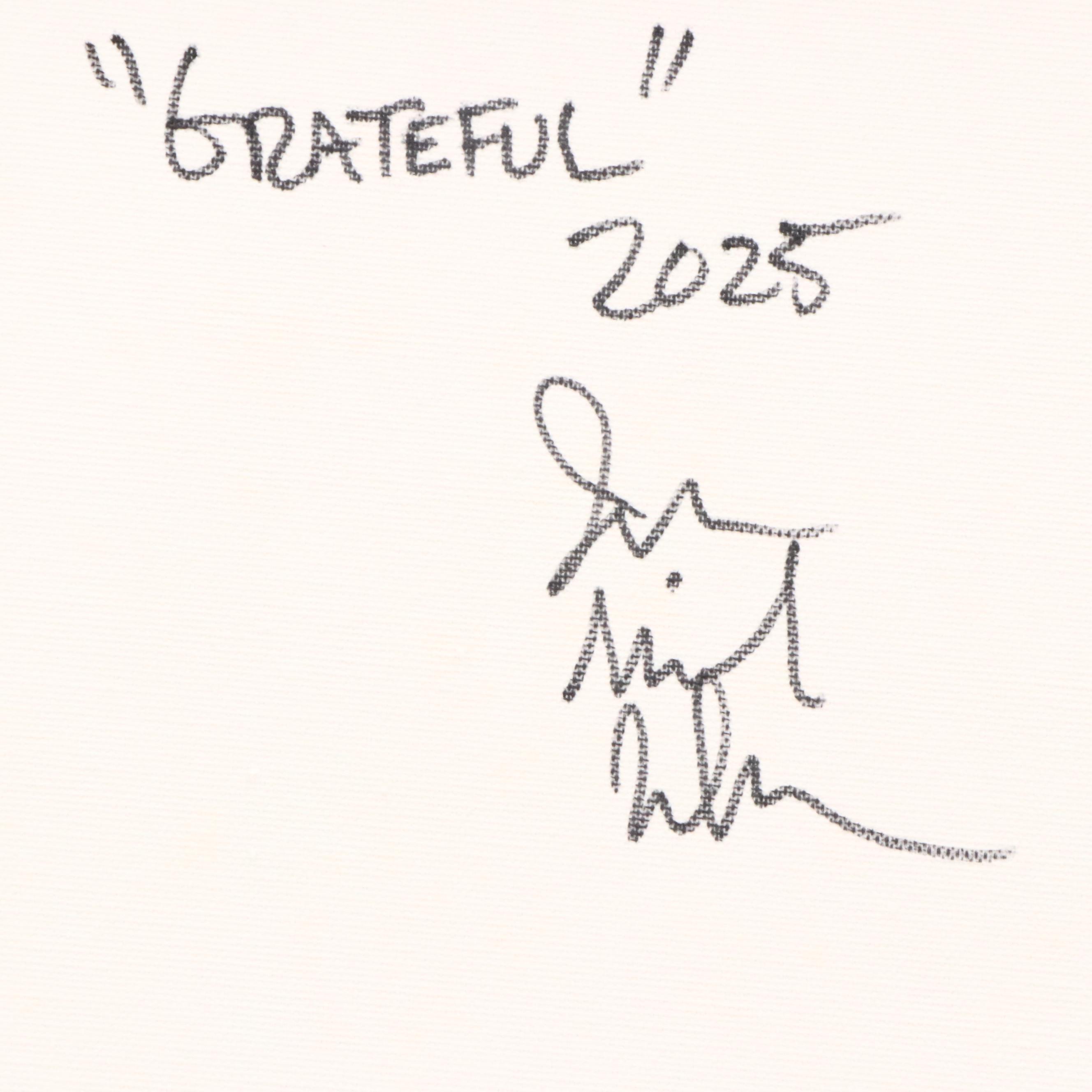 Jason Michael Durham Abstract Mixed Media Painting "Grateful," 2025