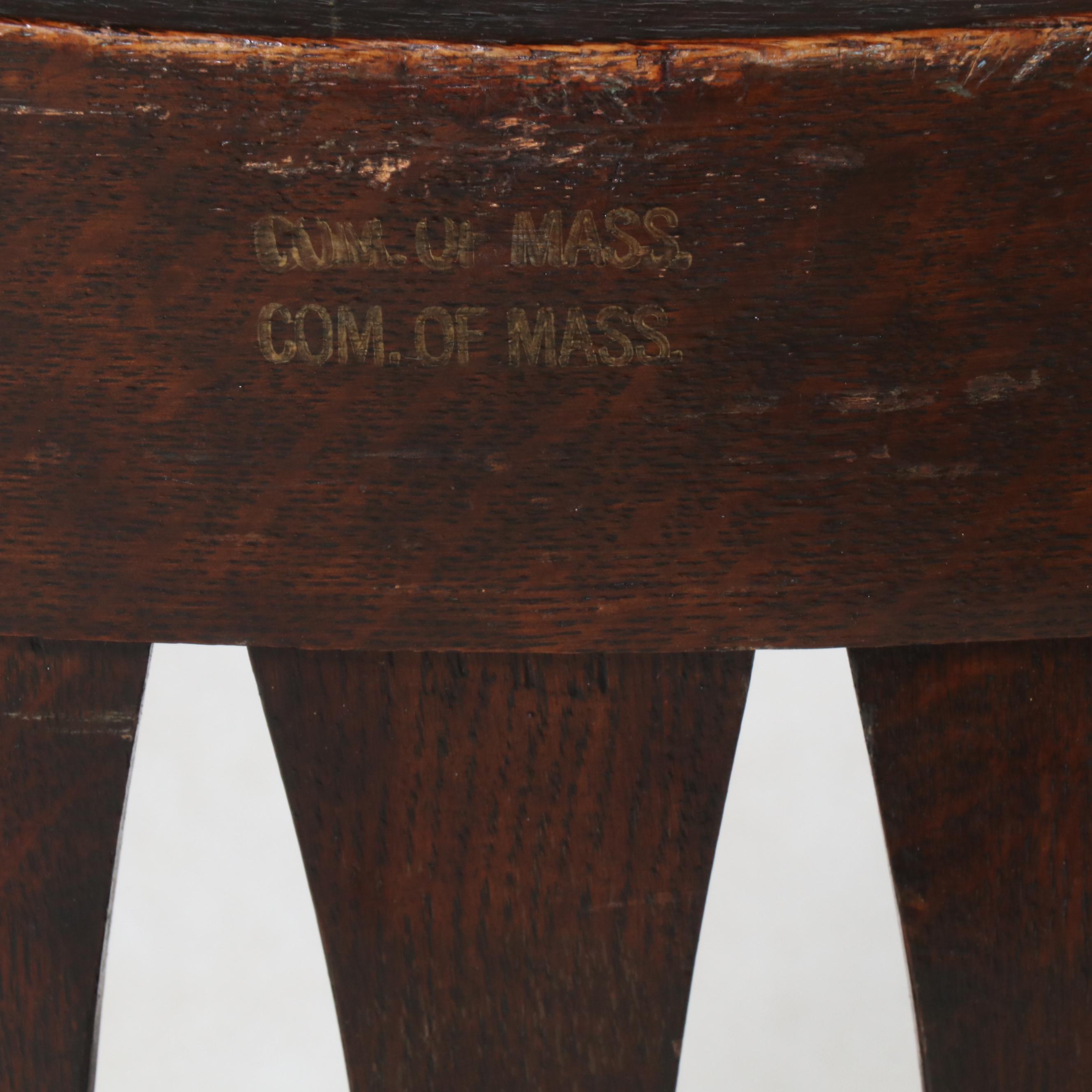 Set of Four Paine Furniture Co. Arts & Crafts Oak Armchairs