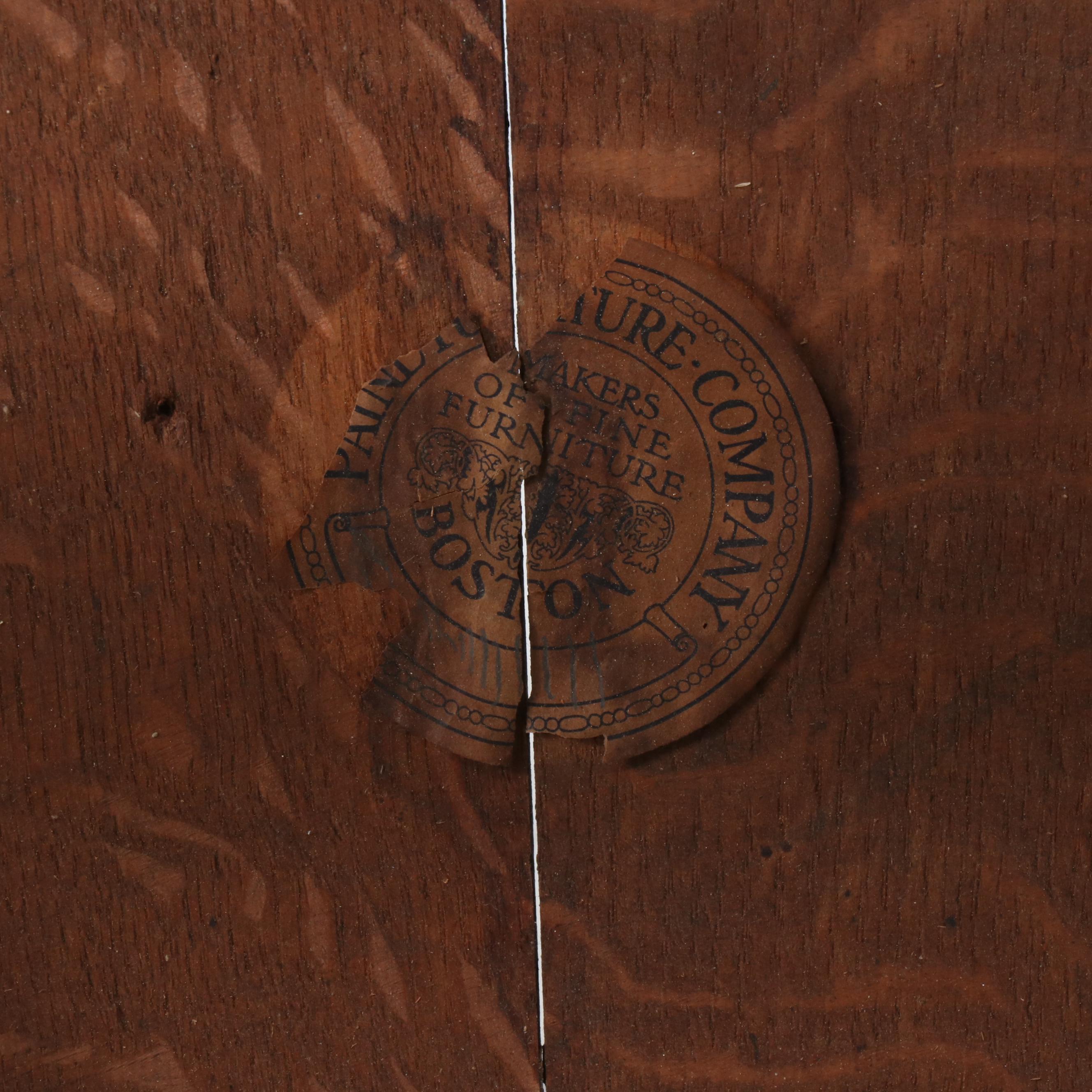 Set of Four Paine Furniture Co. Arts & Crafts Oak Armchairs